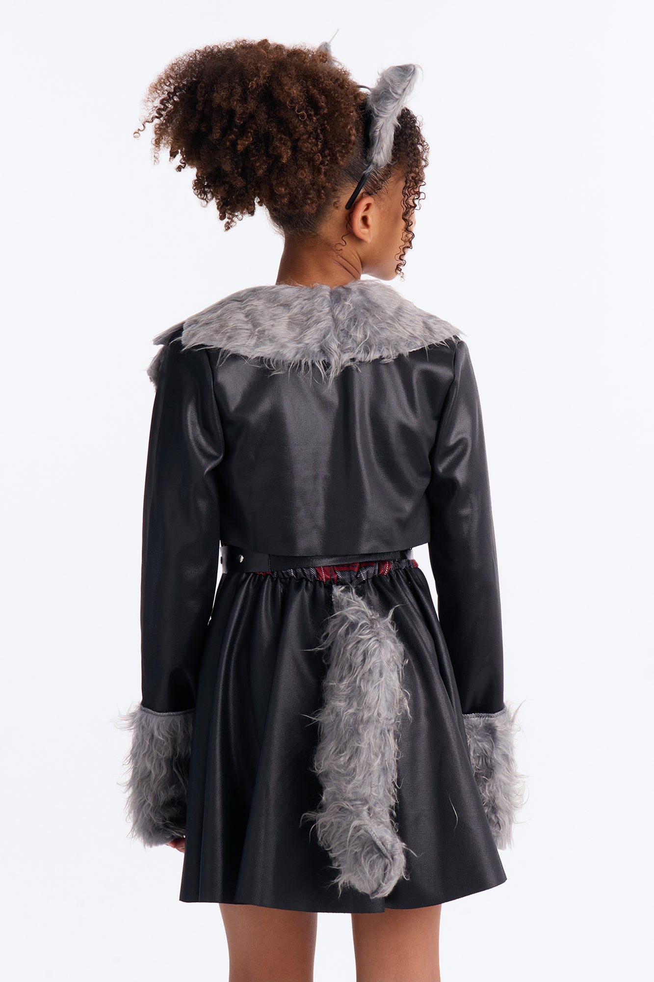 Mini Fab Wolf Costume - Black/combo