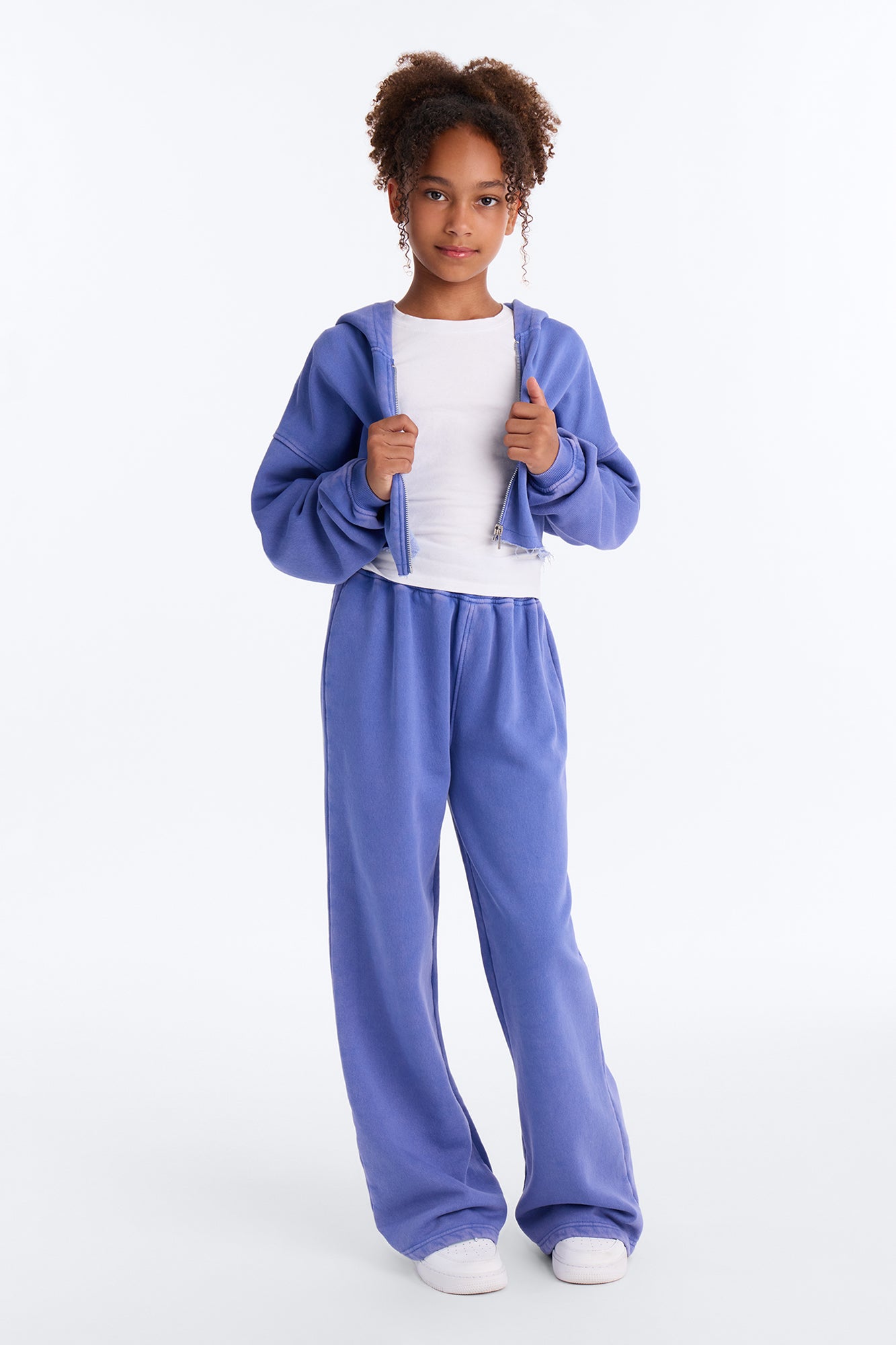 Mini On The Go Fleece Pant Set II - Blue