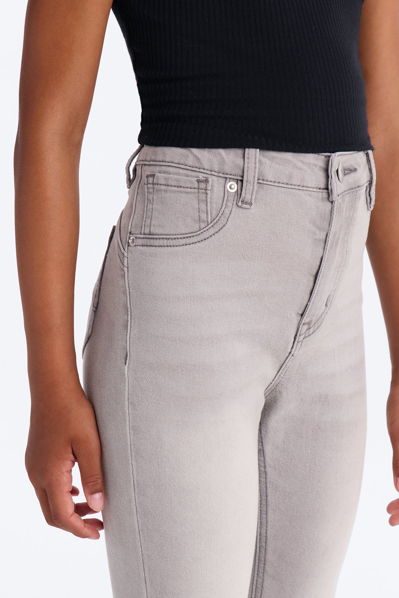 Mini Madrid Stretch Skinny Jeans - Grey
