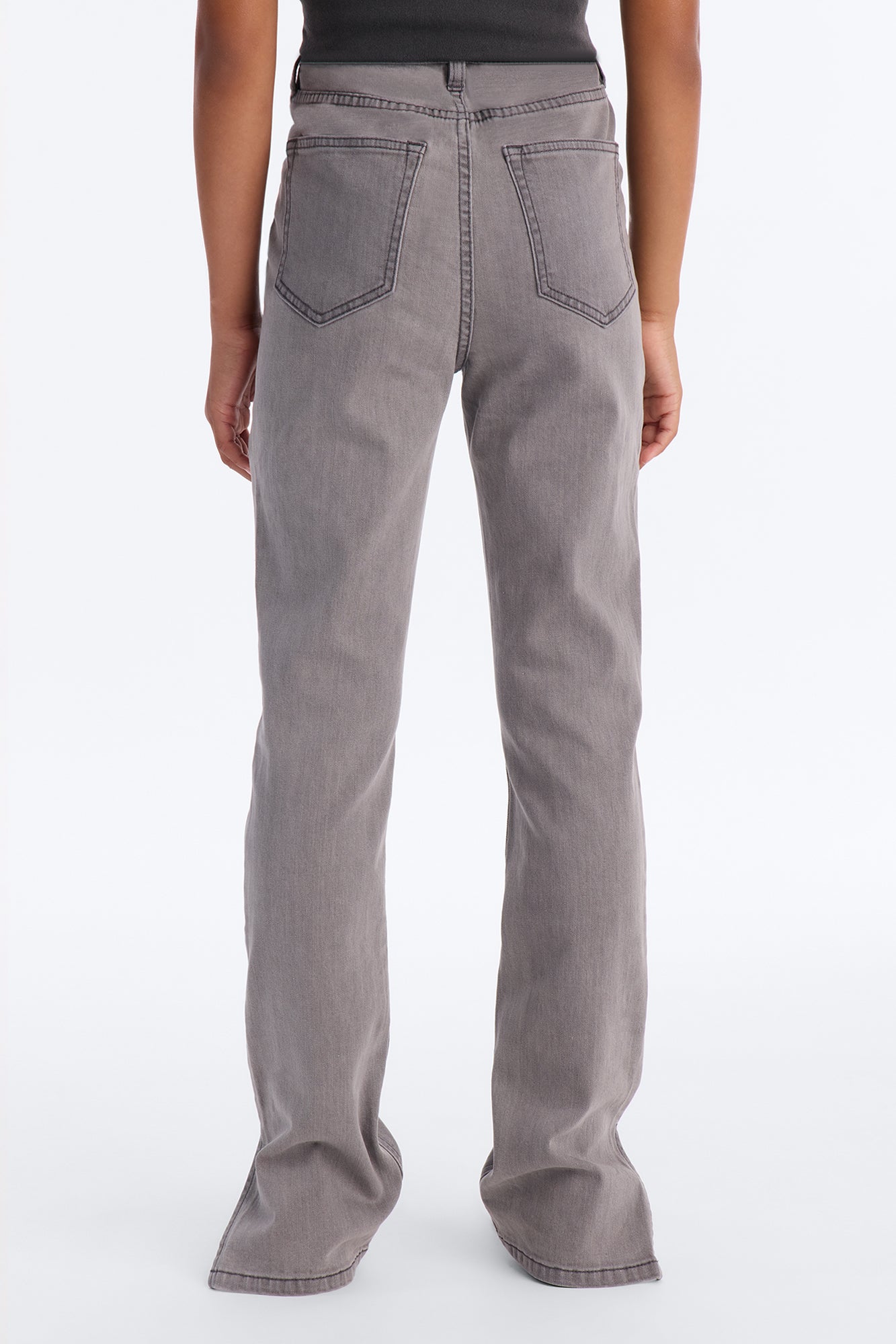 Mini Soho Side Split Skinny Jeans - Grey