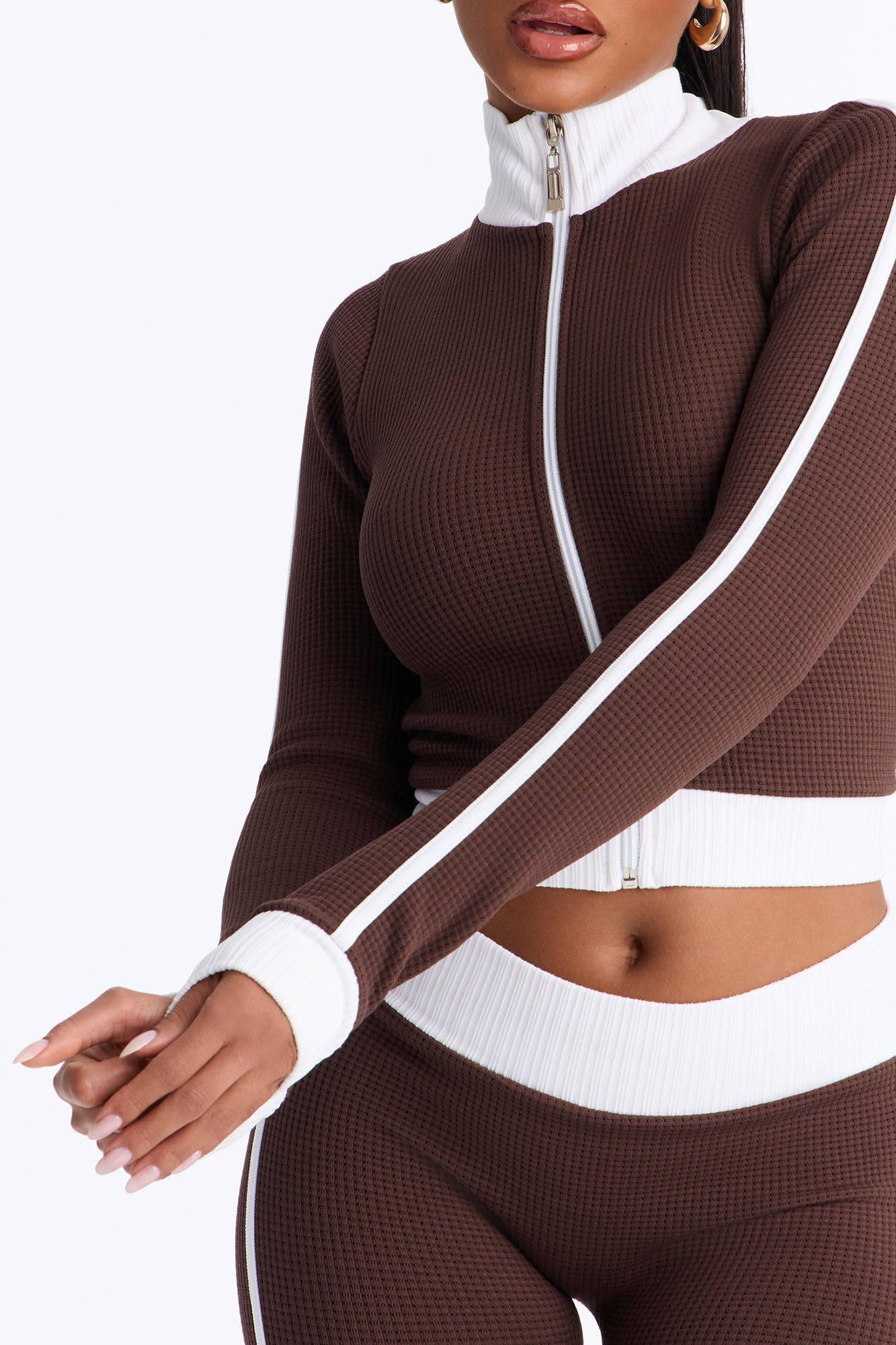 Run It Back Seamless Short Set - Brown