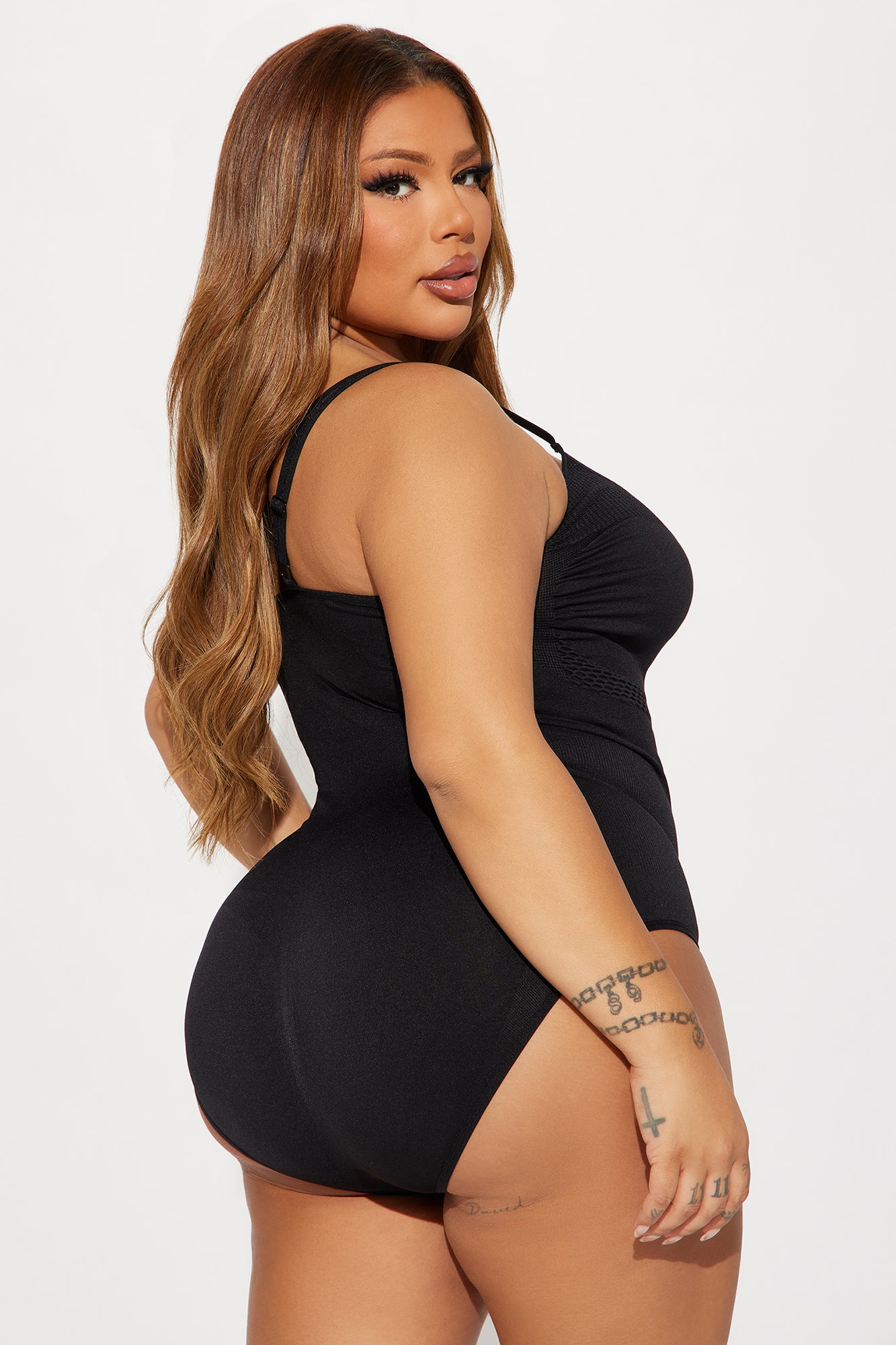 Snatched Body Shapewear Bodysuit - Black