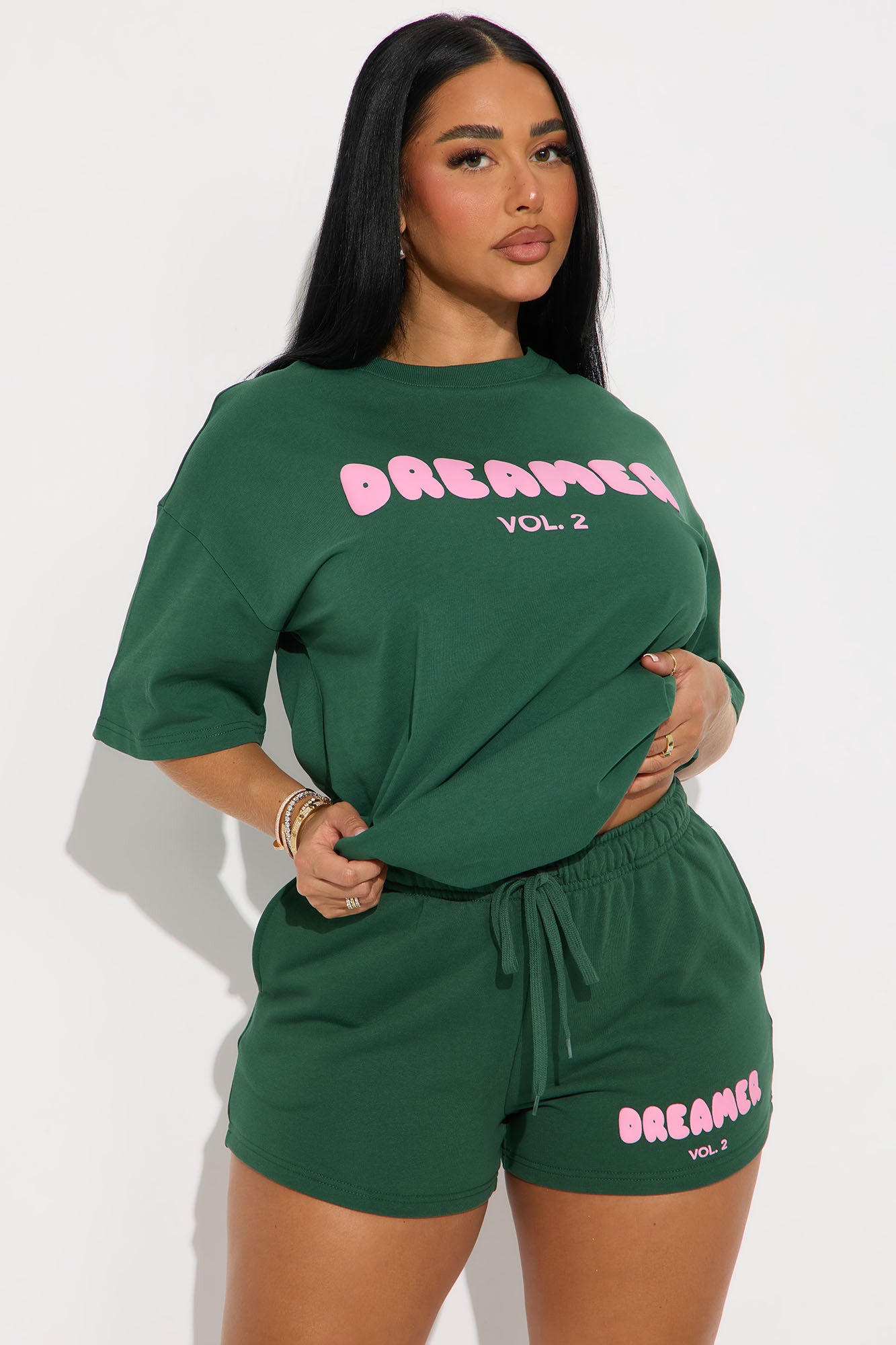 City Of Dreamers Short Set - Hunter