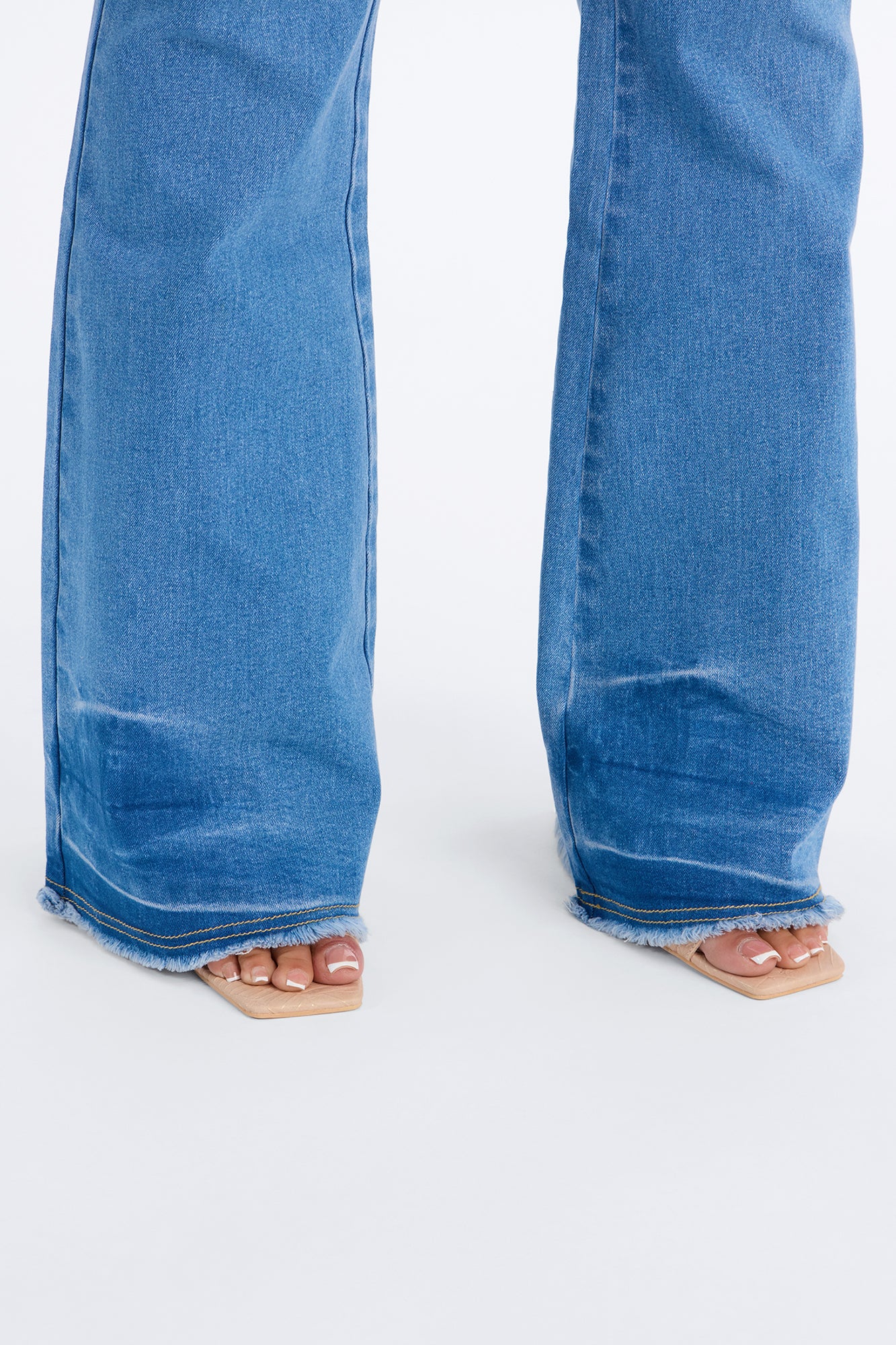 Marlow High Rise Stretch Flare Jeans - Medium Wash