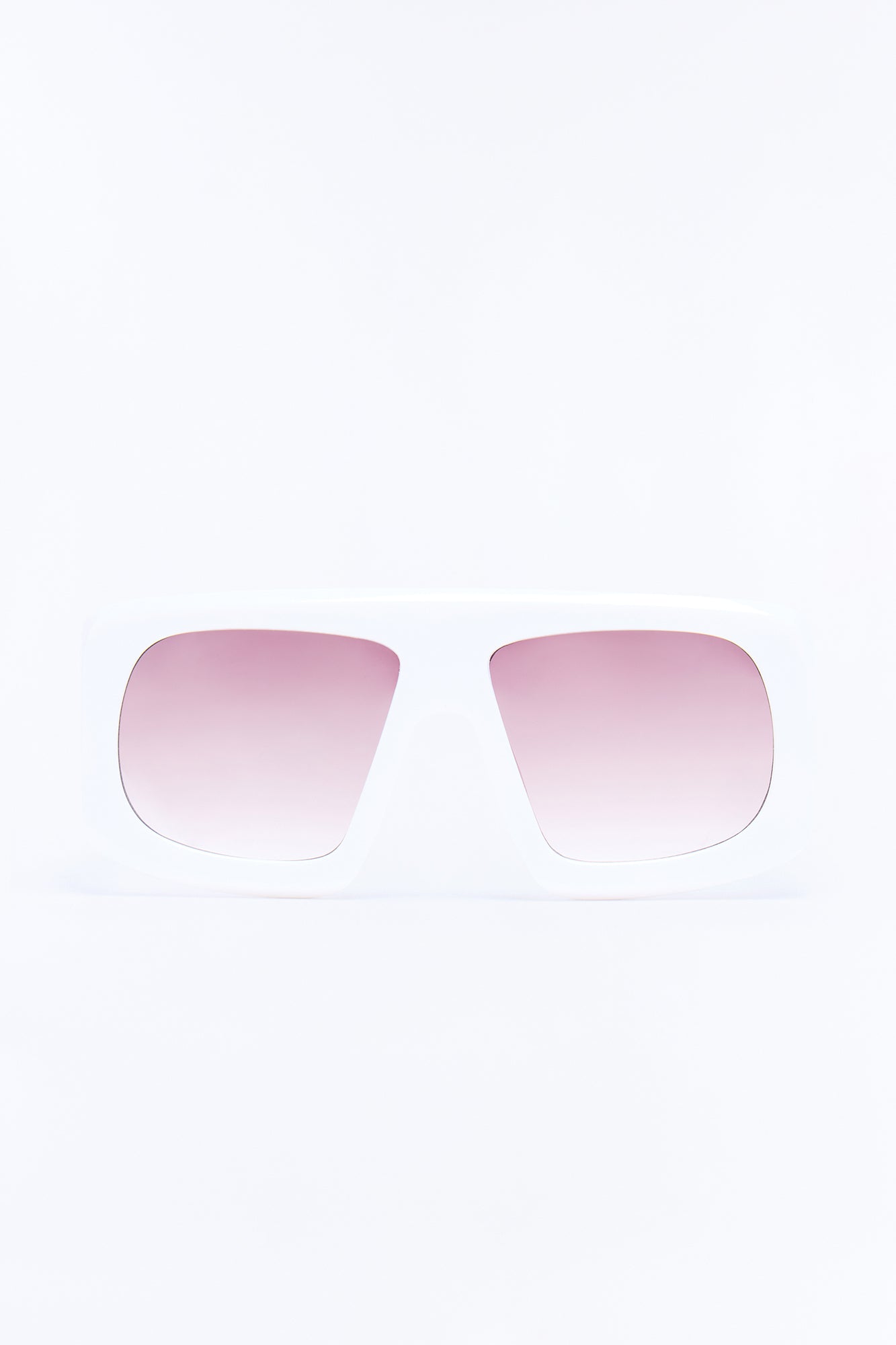 Midnight Glare Sunglasses - White