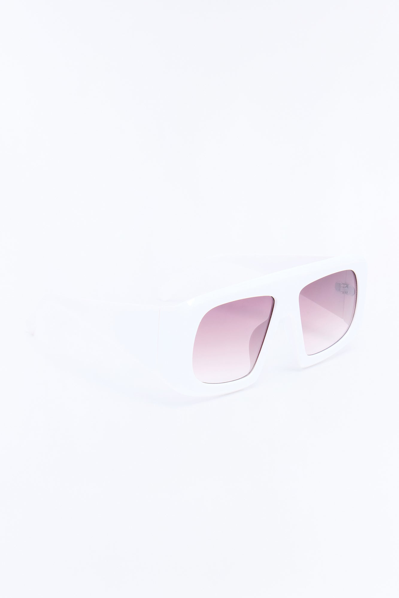 Midnight Glare Sunglasses - White