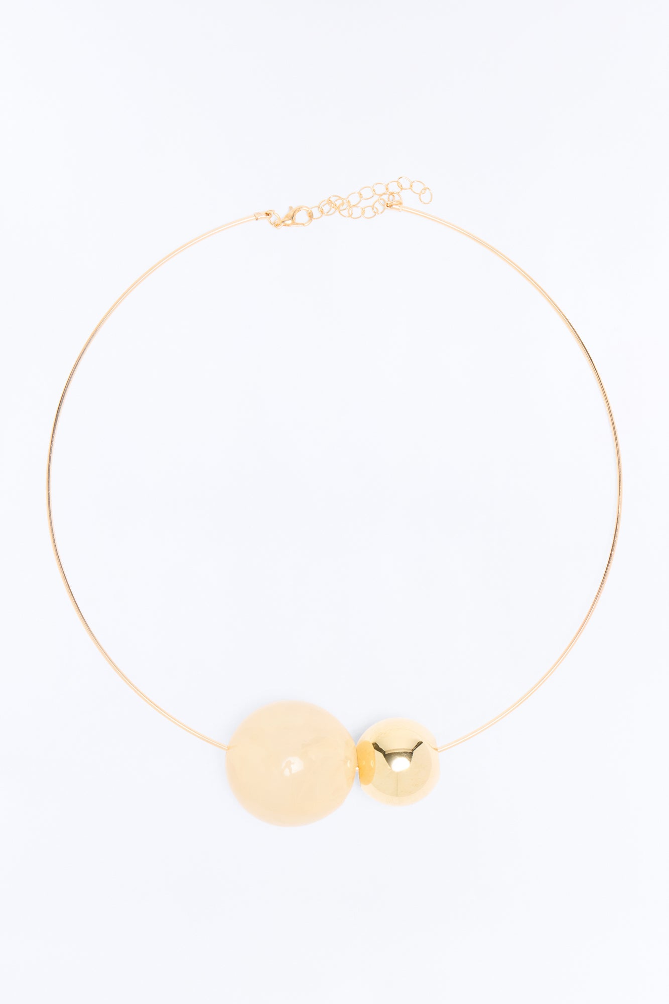 Pearl Please Choker Necklace - Gold/combo