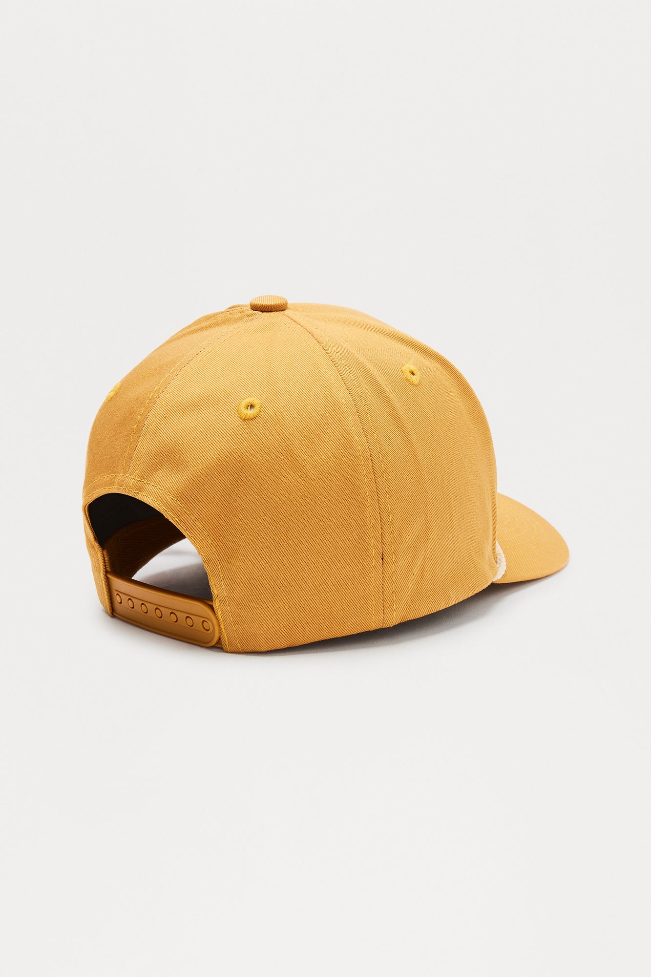 Never Let Up Structured Snapback Hat - Mustard