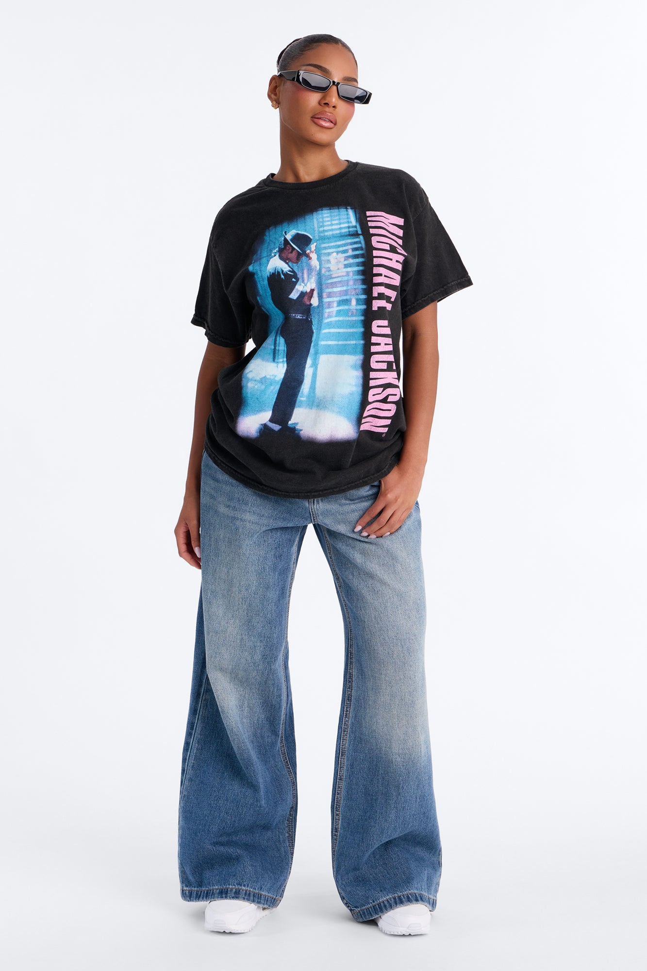Michael Jackson Moonlight Tee - Black