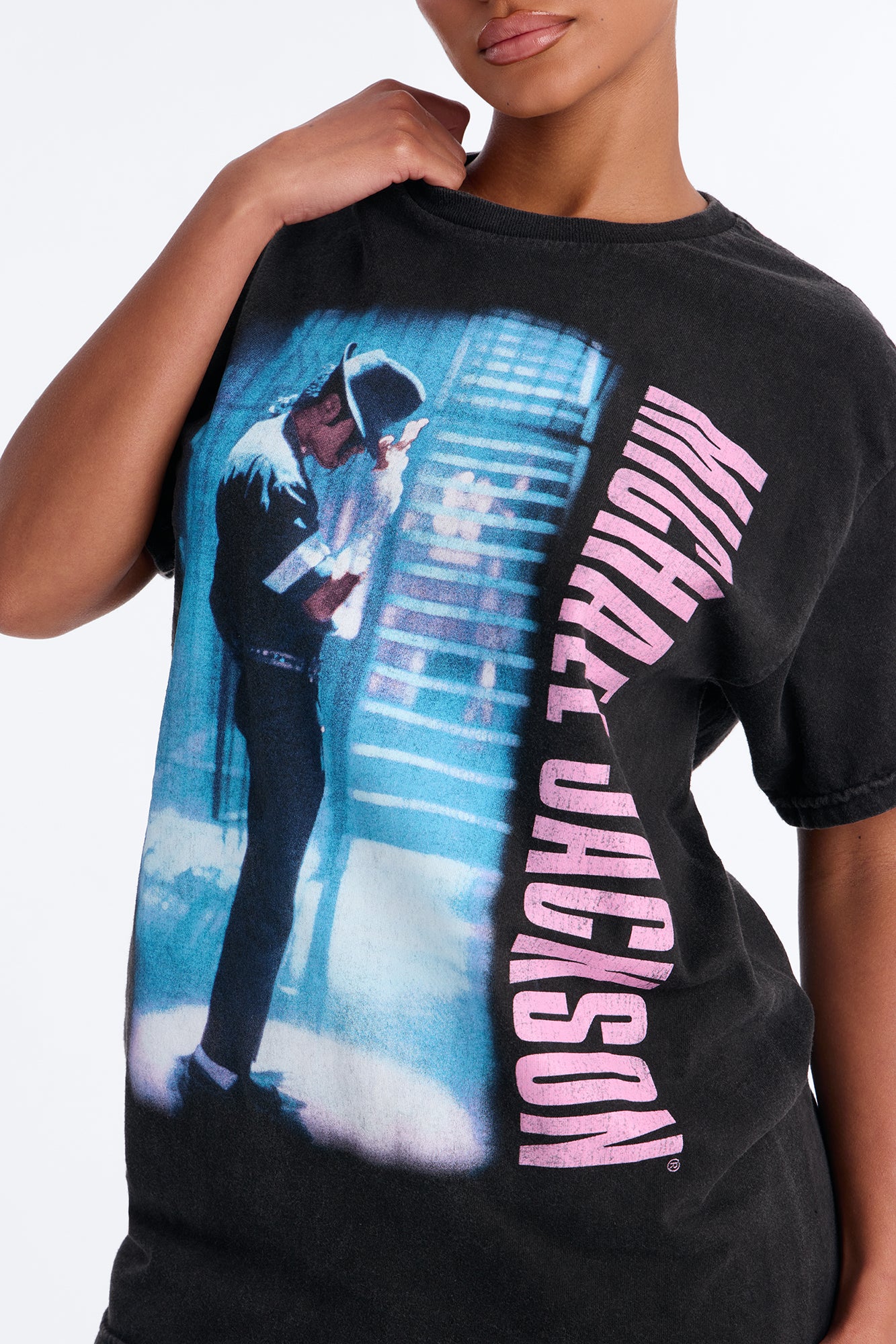 Michael Jackson Moonlight Tee - Black