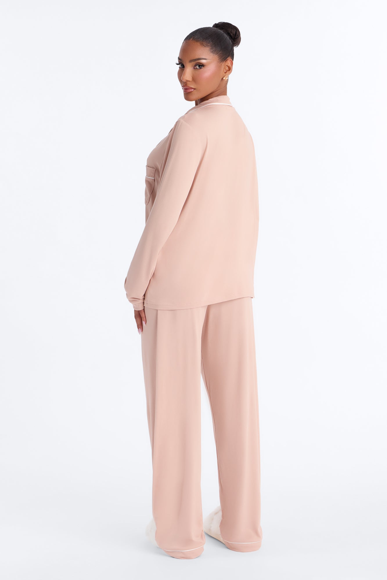 In The Morning PJ Pant Set - Mocha