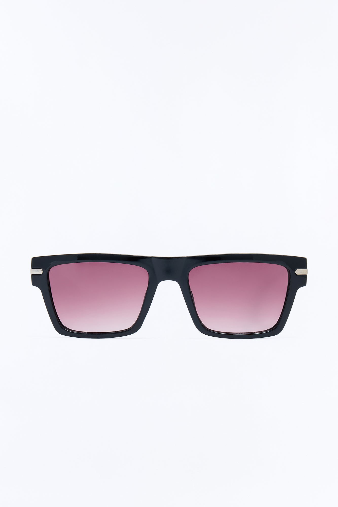 One Man Show Square Frame Sunglasses - Black/Brown
