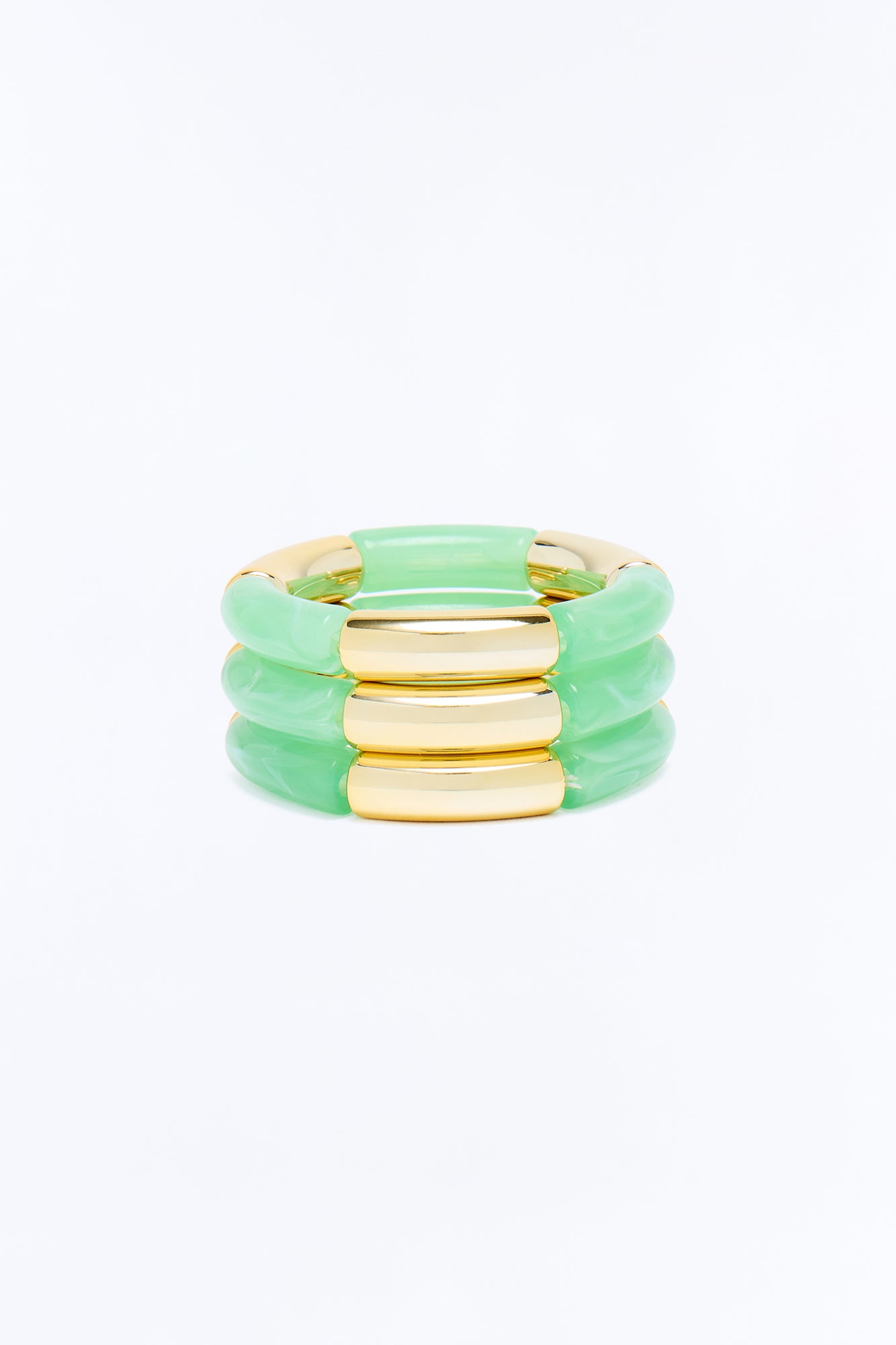 Dewy Glow 3 Piece Bracelet Set - Gold/combo