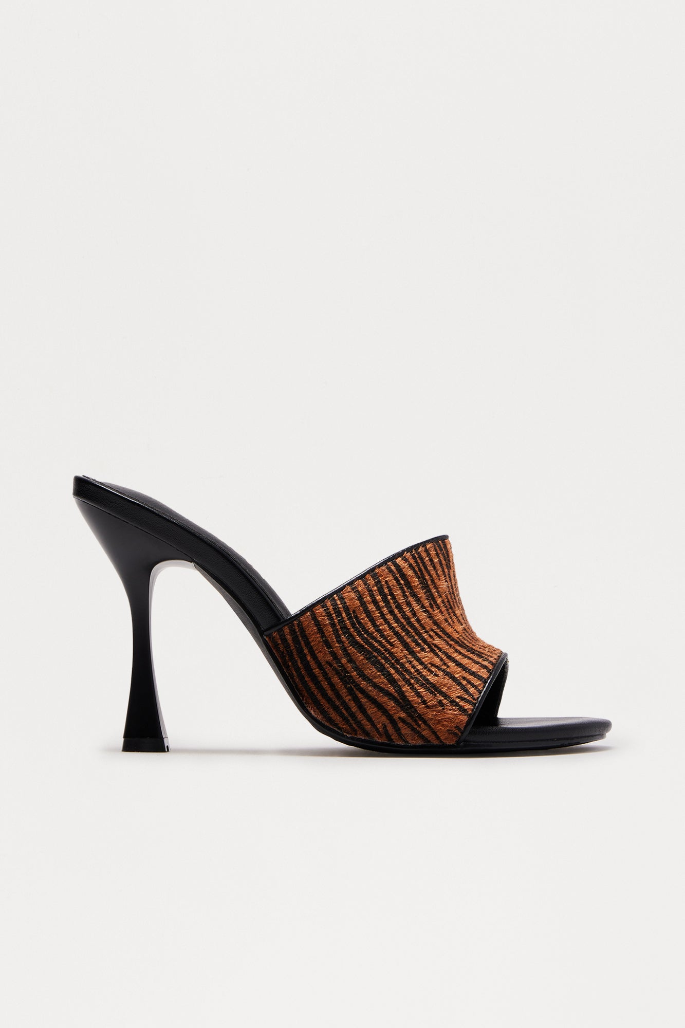 Karime Animal Print Heels - Black
