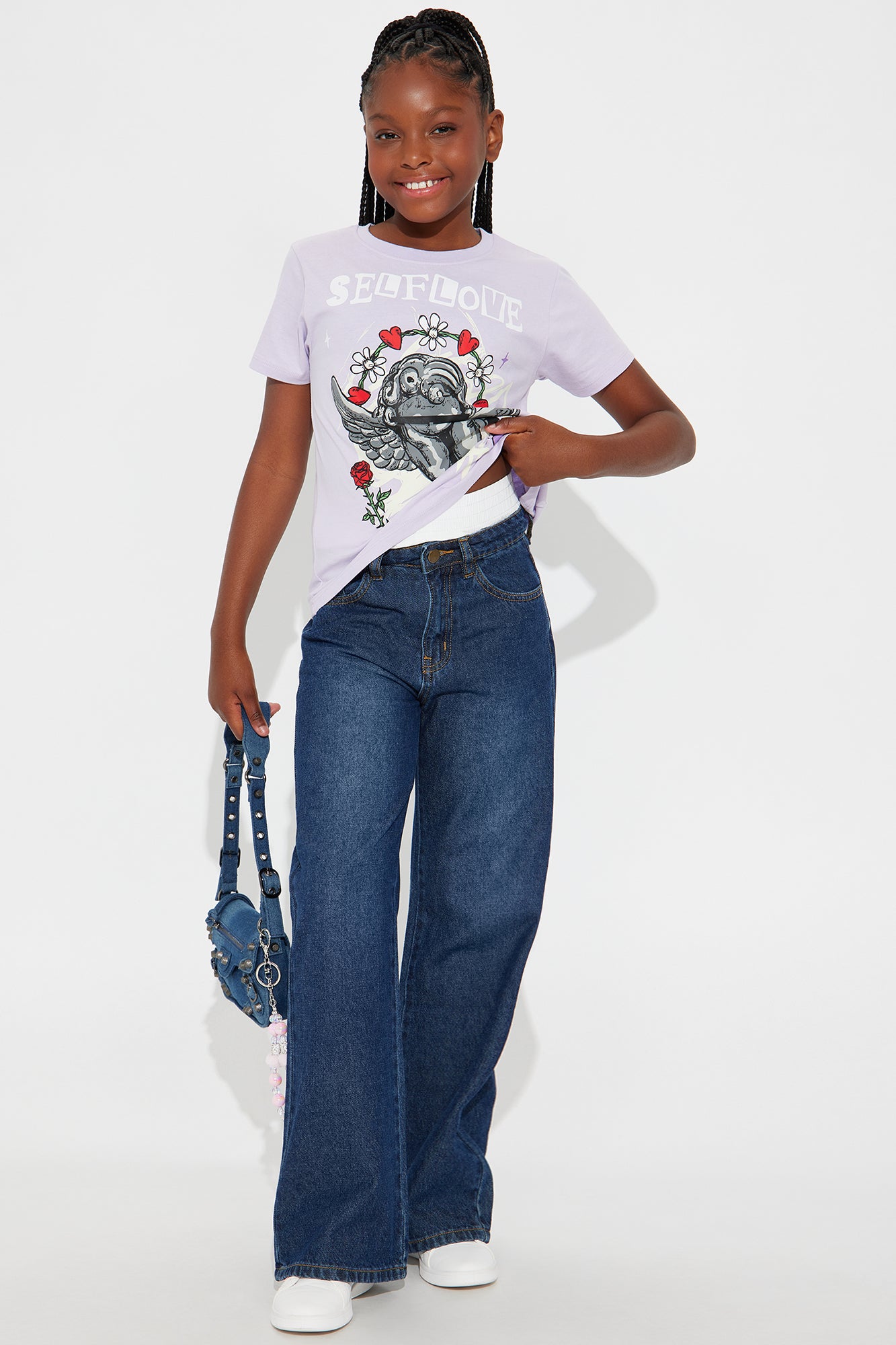 Mini Darla Straight Leg Jeans - Dark Wash