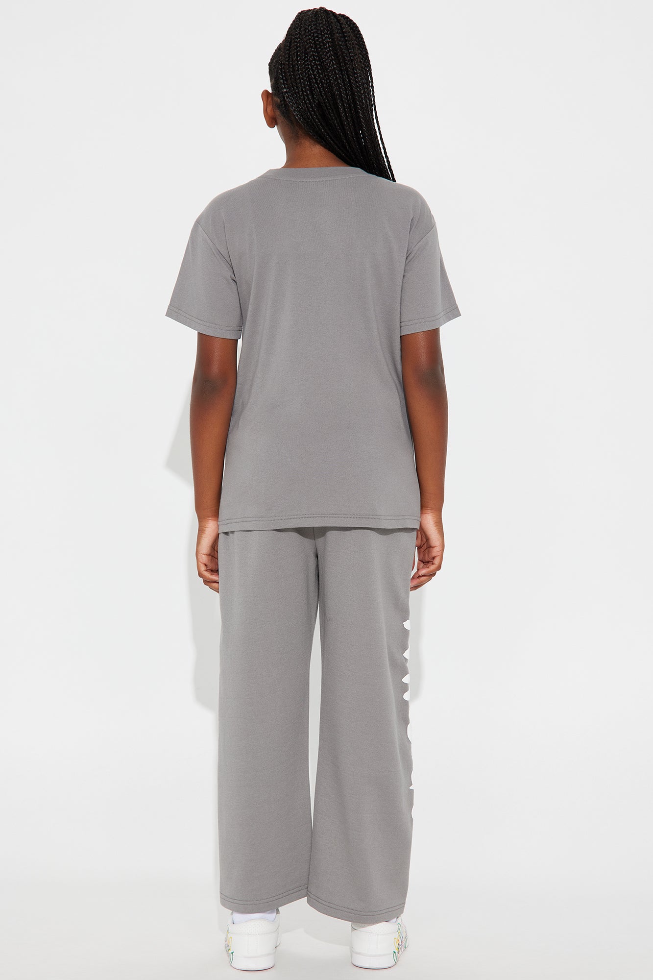 Mini Mickey Mouse Puff Print T-Shirt and Sweatpant Set - Grey