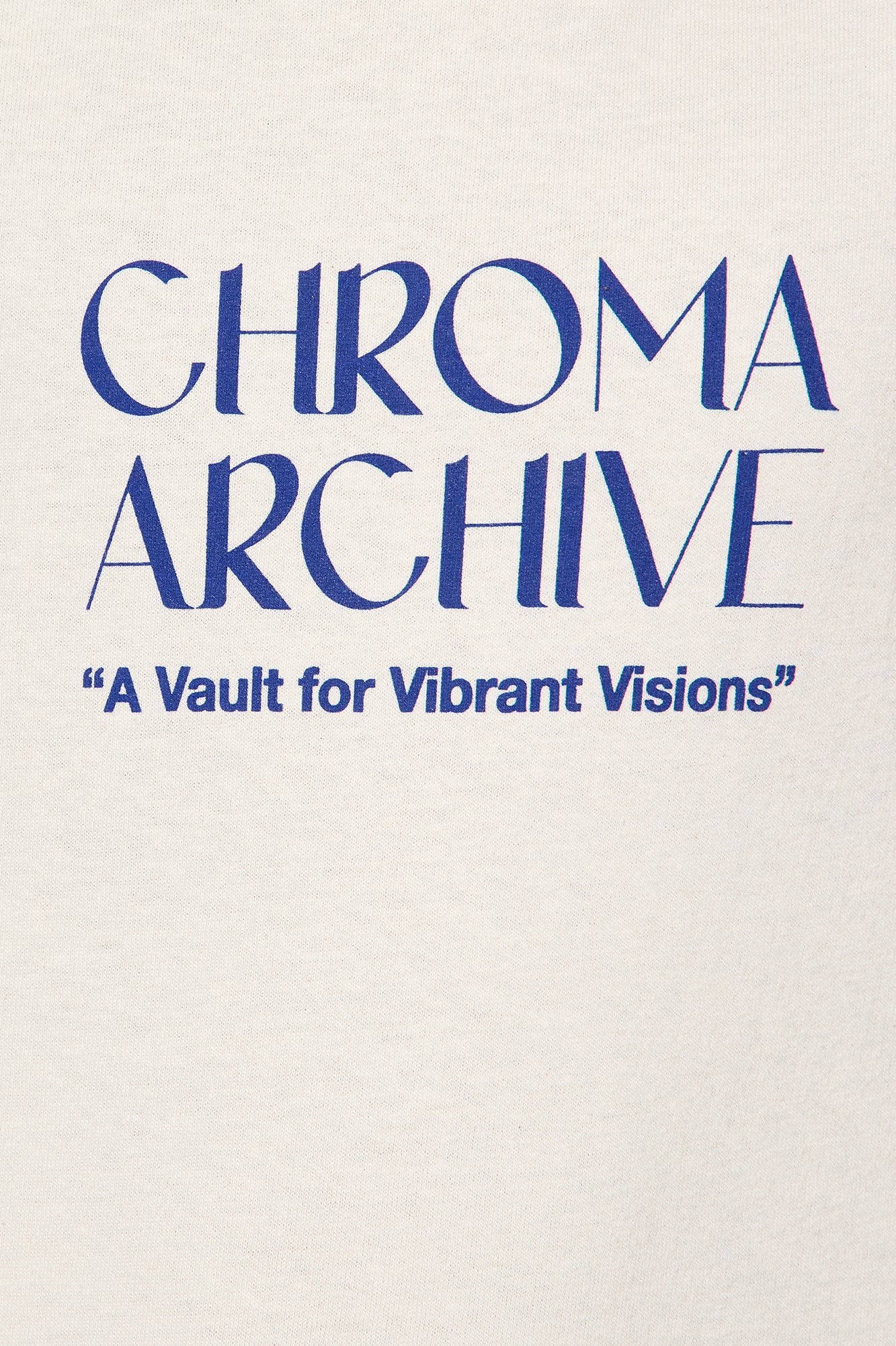 Mini Chroma Archive Short Sleeve Front/Back Tee - Natural
