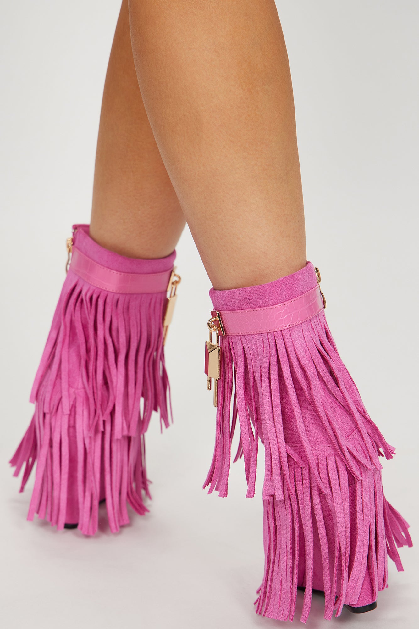 New Girl On Da Block Flat Sandals - Pink