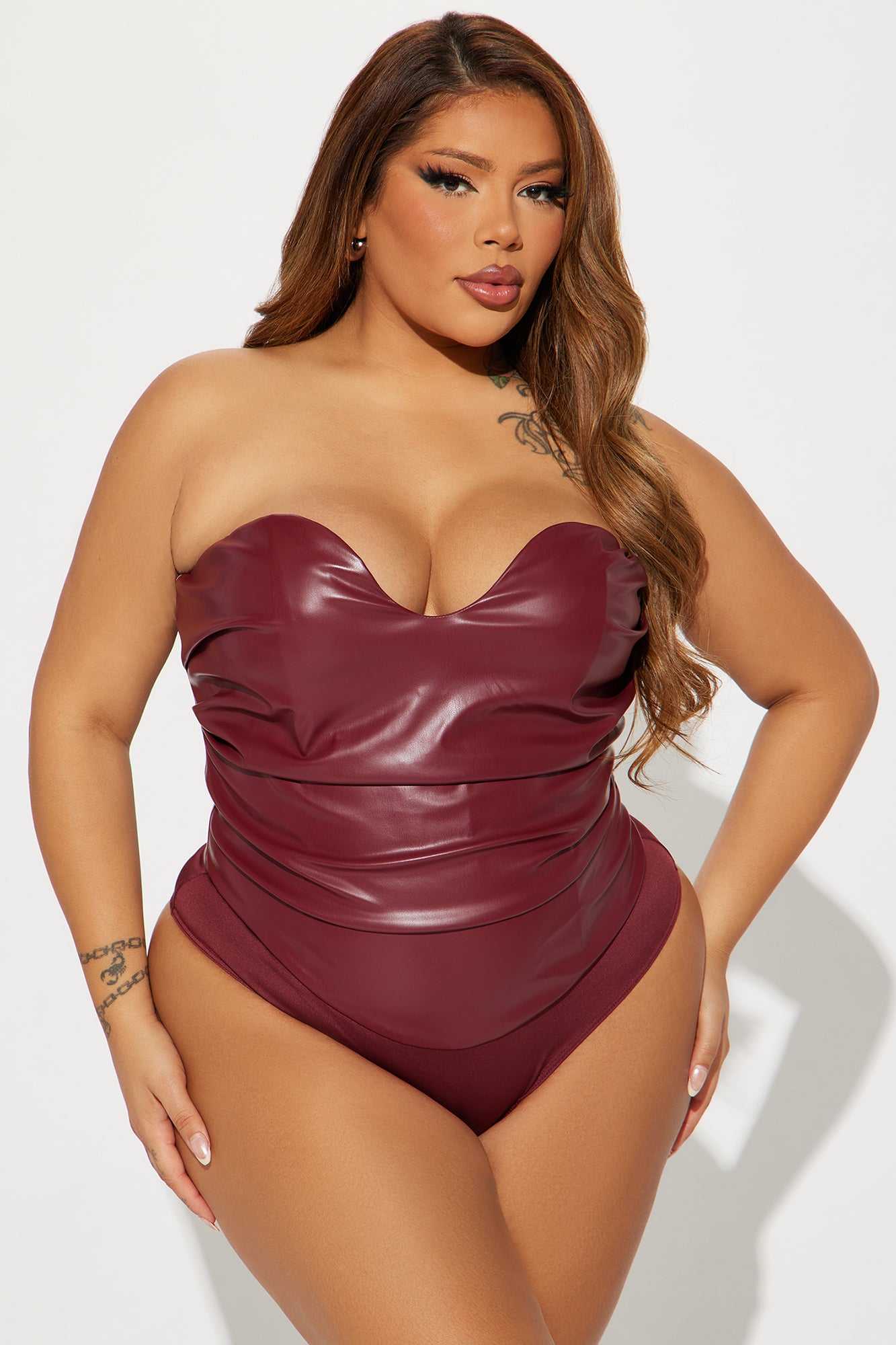 Like It Like That Bodysuit - Wine