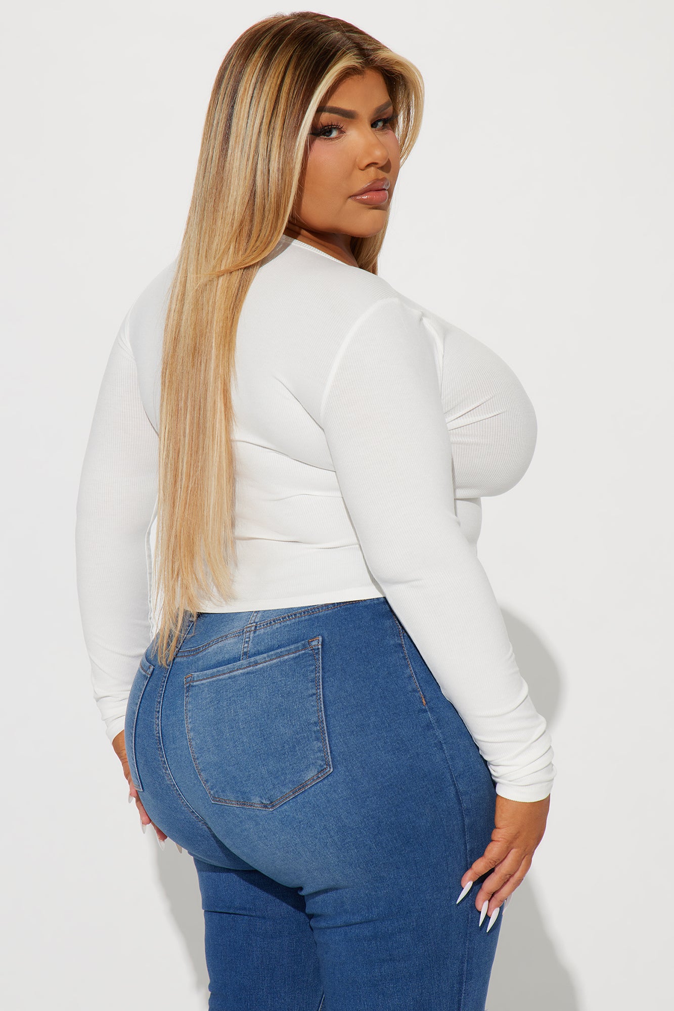 Brandy Cut Out Top - White