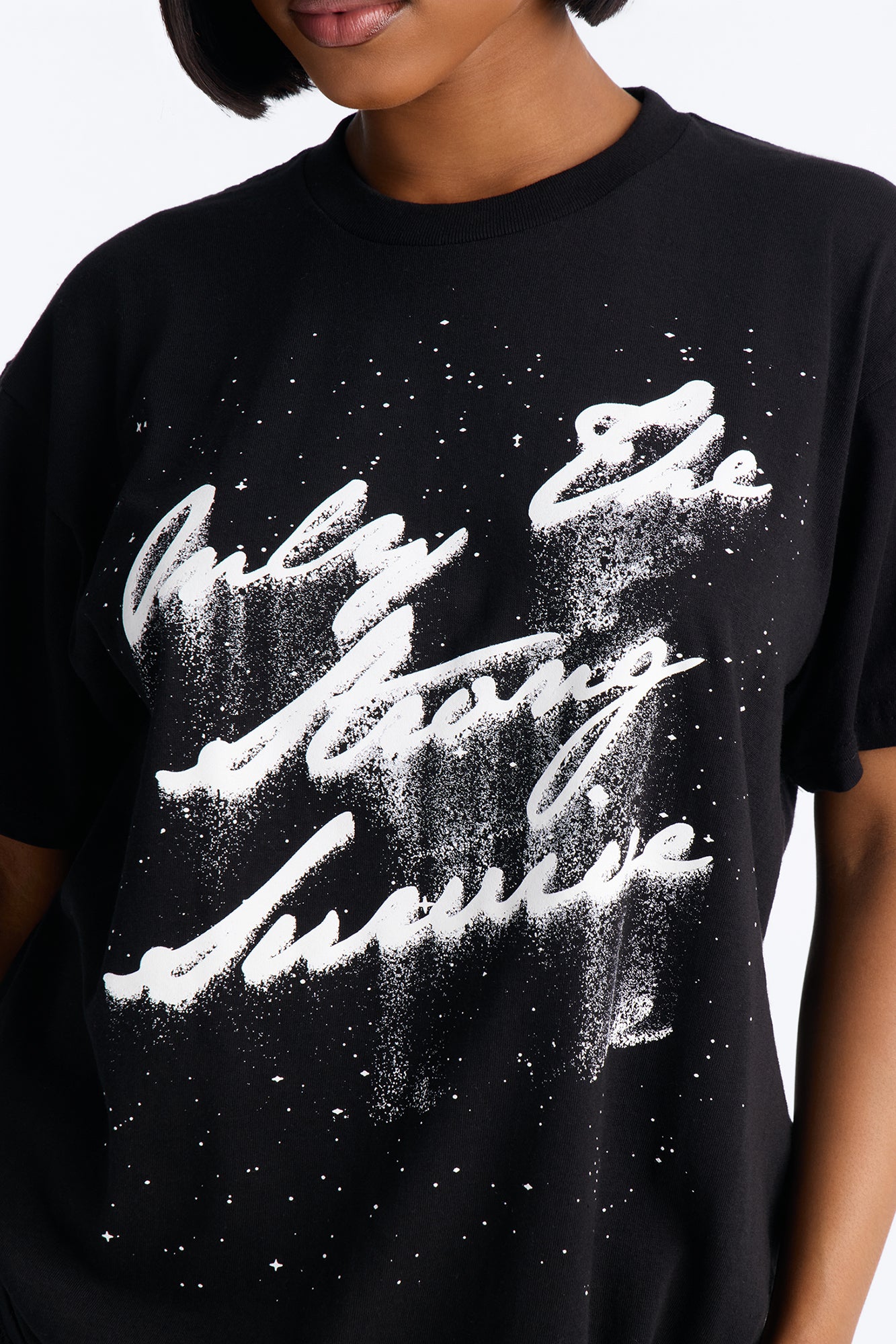 Strongest Survivor Oversized Tee - Black