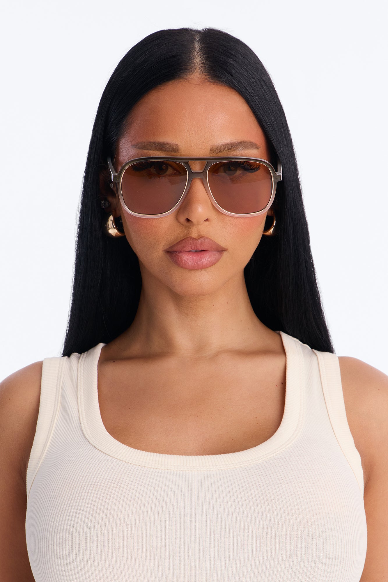 Shine On And On Sunglasses - Olive/combo