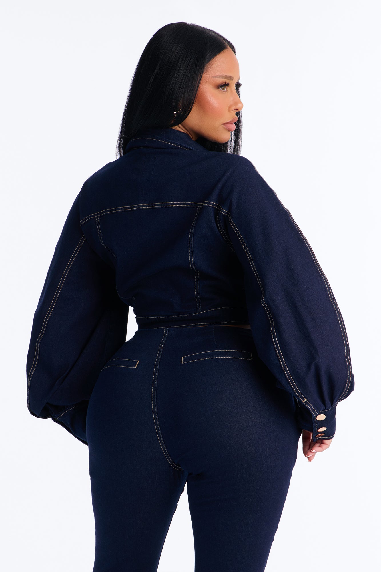 Real Life Entourage Stretch Denim Jacket - Dark Wash