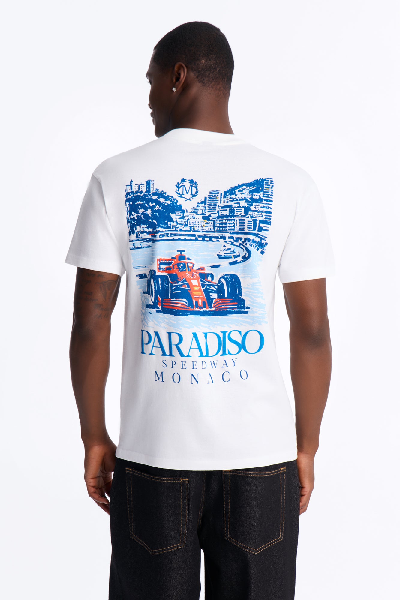 Paradiso Monaco Oversized Short Sleeve Tee - White