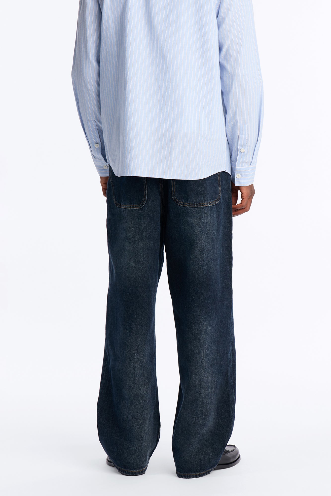 Shadow Flag Baggy Jean - Dark Wash