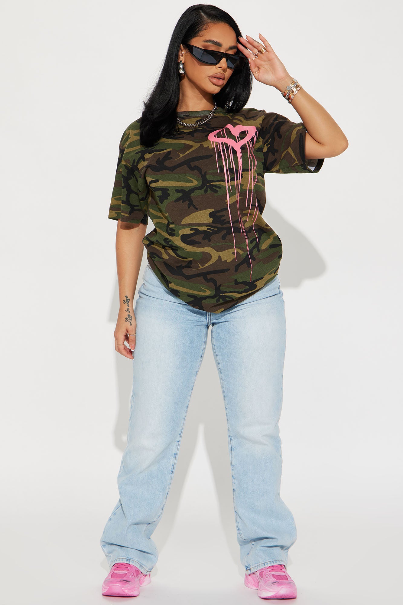 Love Runs Deep Camo Tshirt - Camouflage
