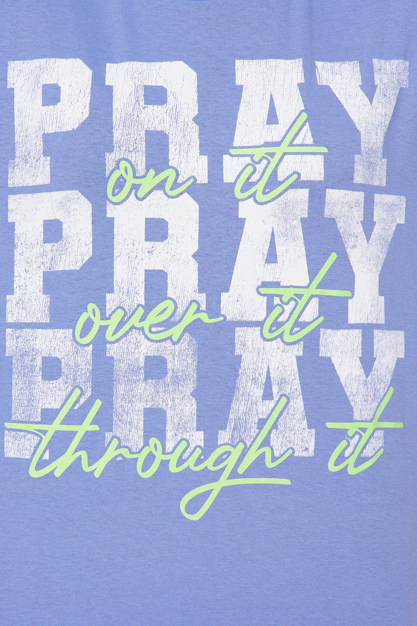 Pray On It Tee - Violet