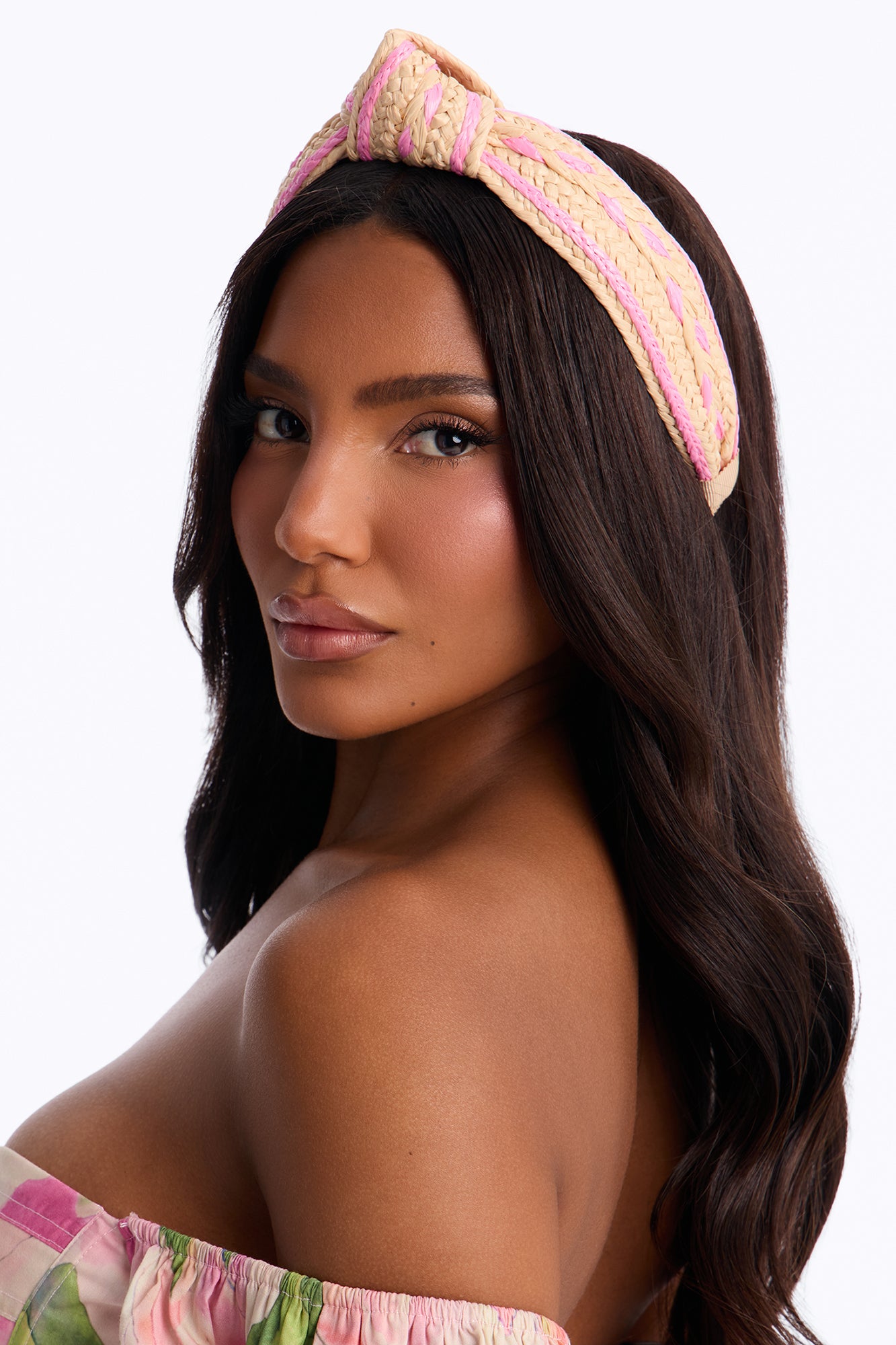Hamptons Weekend Headband - Pink/combo