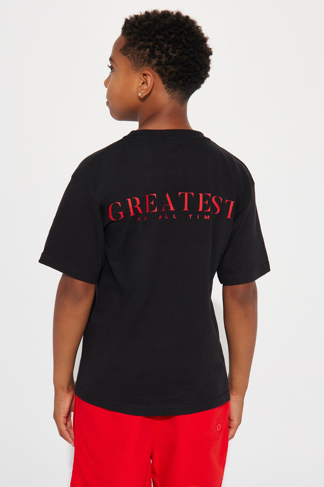 Mini The GOAT Short Sleeve Tee - Black