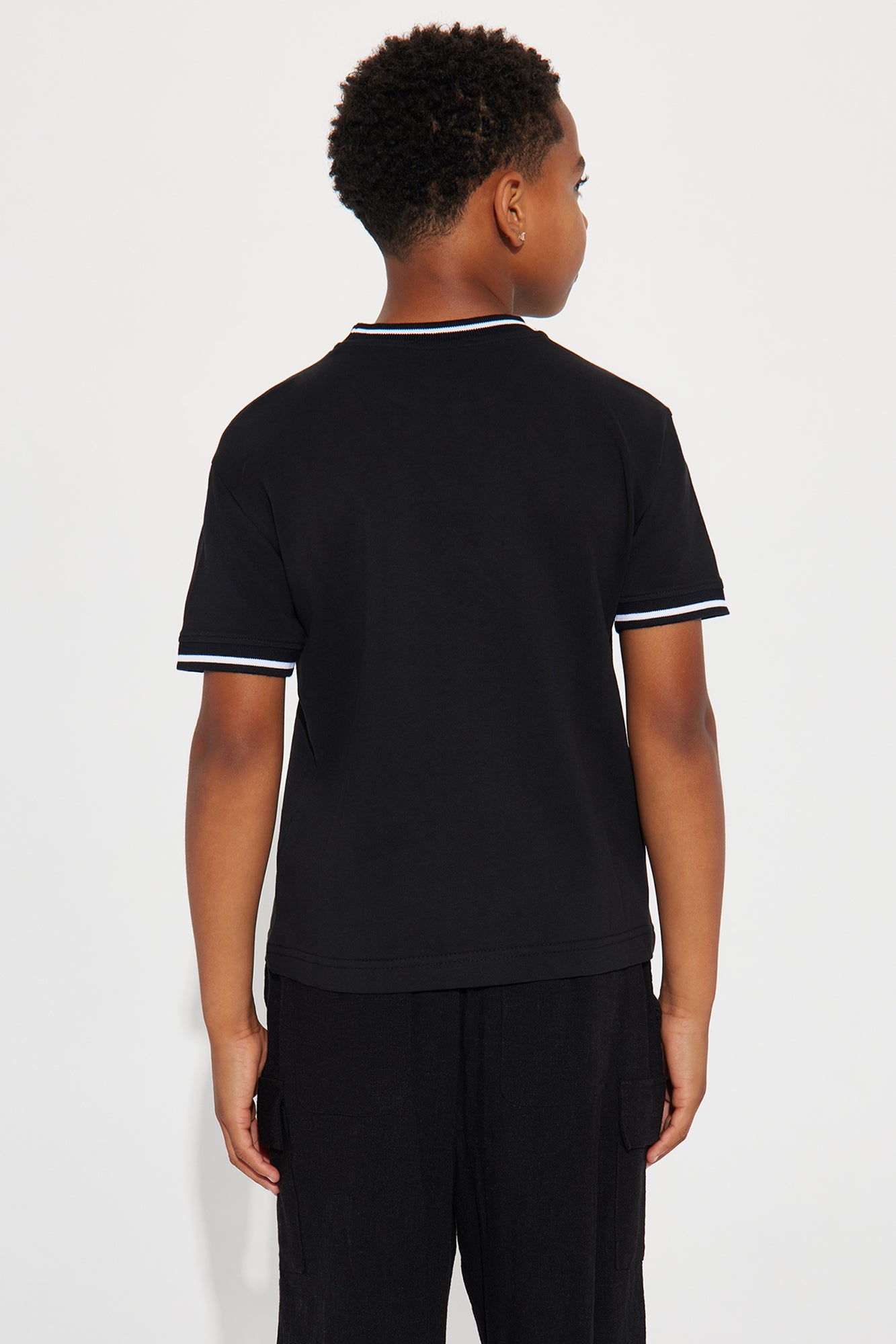 Mini Jaxon Short Sleeve Tee - Black