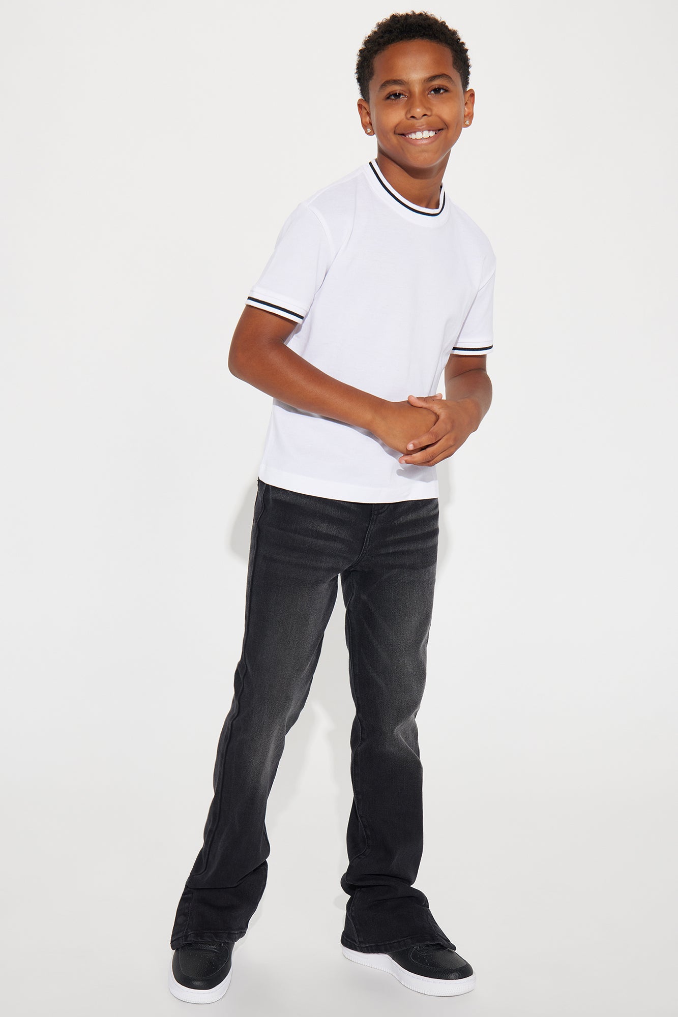 Mini Jaxon Short Sleeve Tee - White