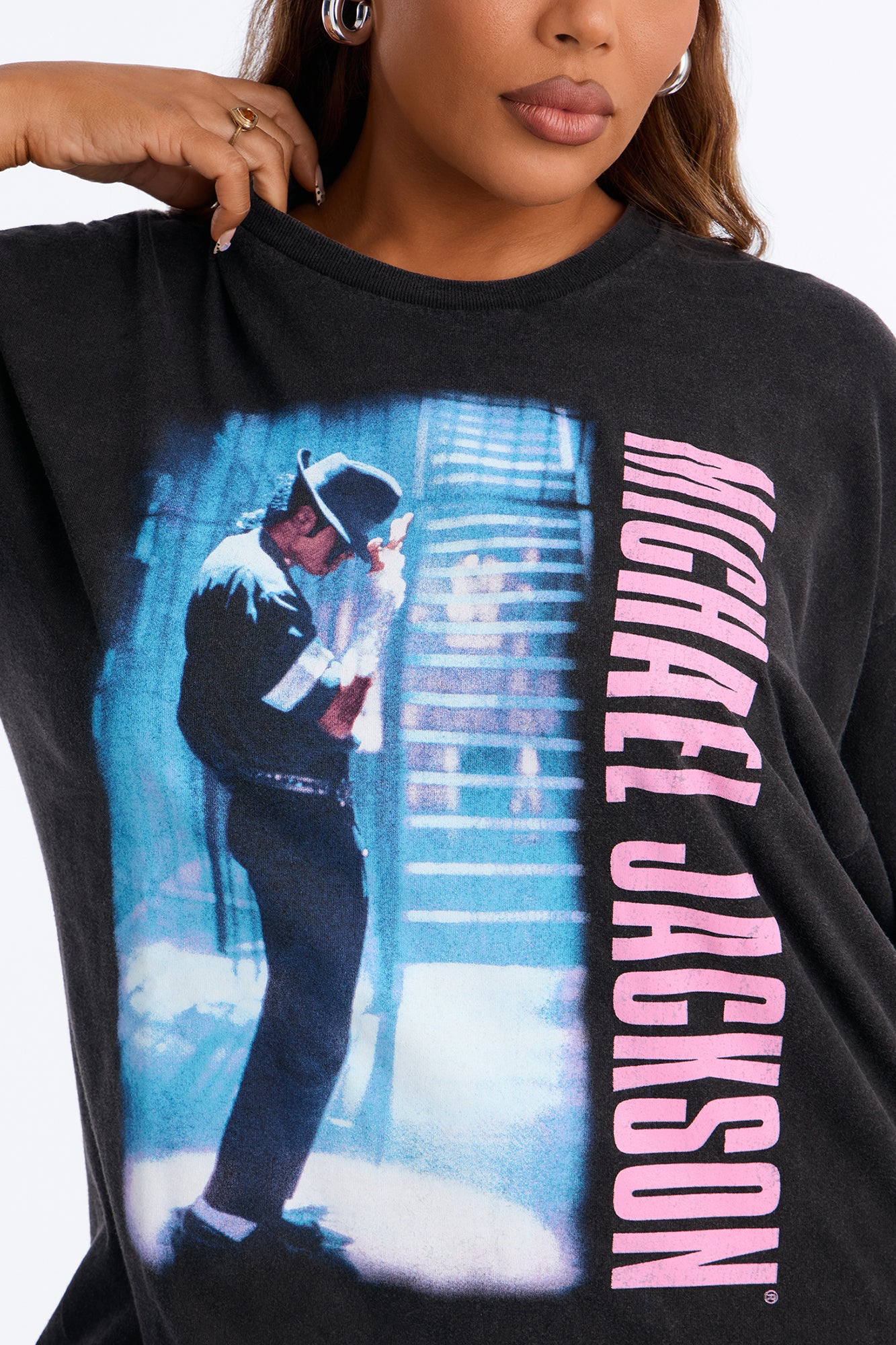 Michael Jackson Moonlight Tee - Black