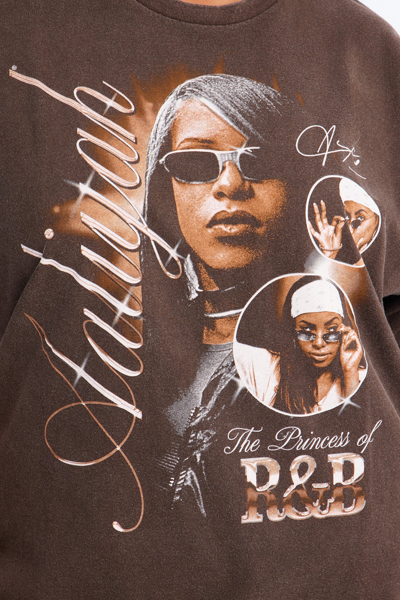 Aaliyah R&B Princess Shirt - Chocolate