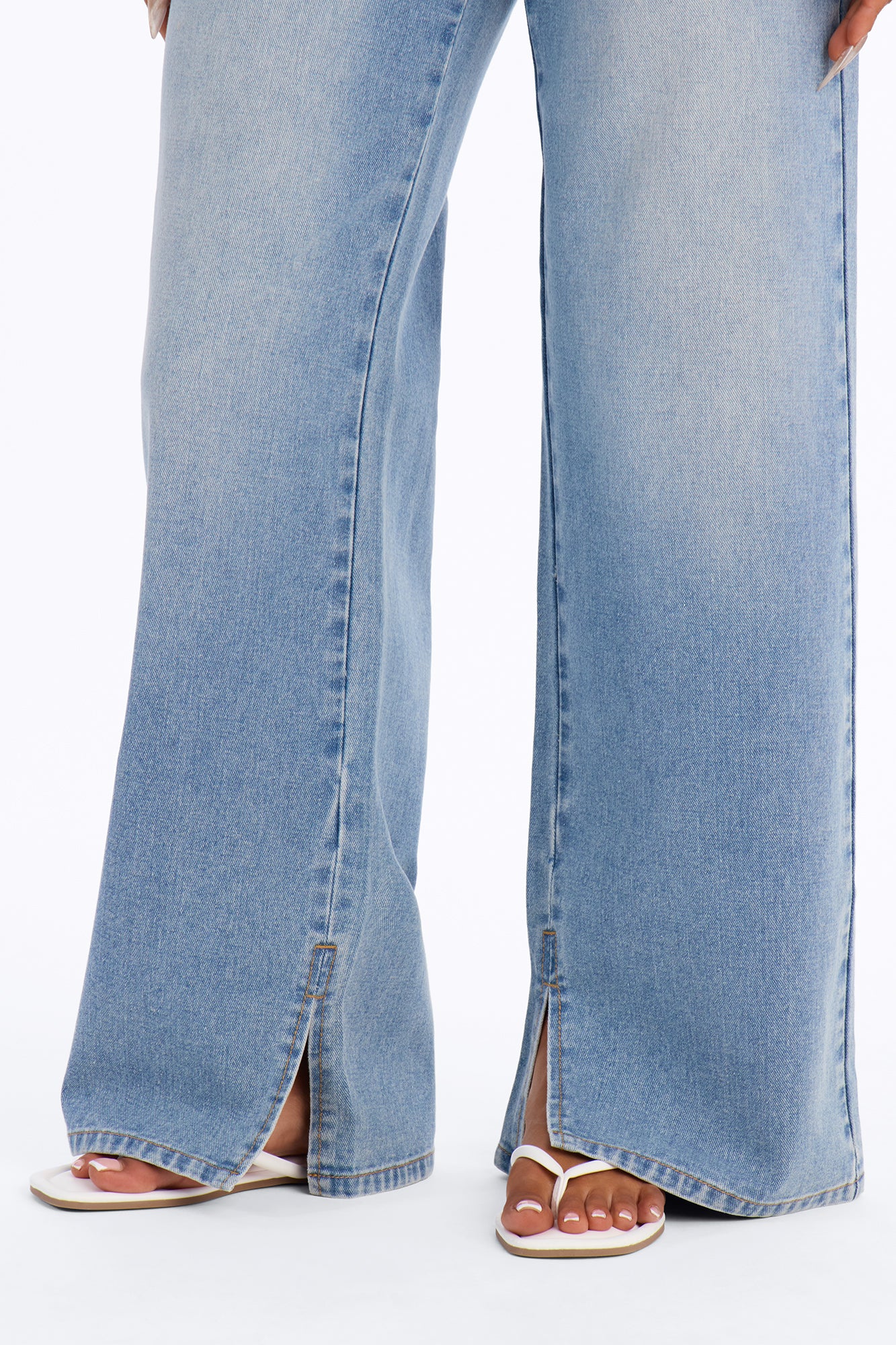 Georgia Non Stretch Basic Jeans - Medium Wash