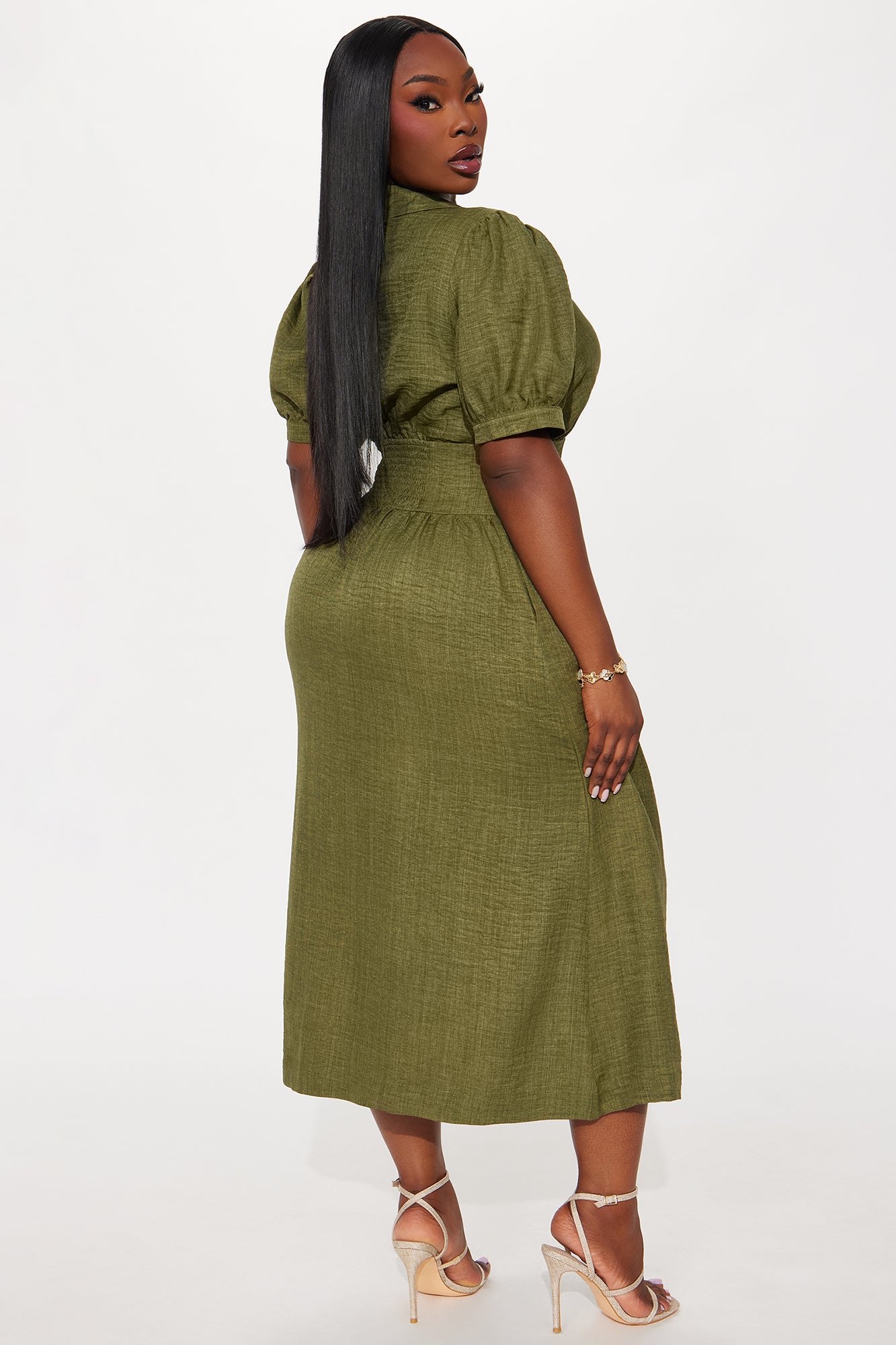 Tamara Airflow Maxi Dress - Olive