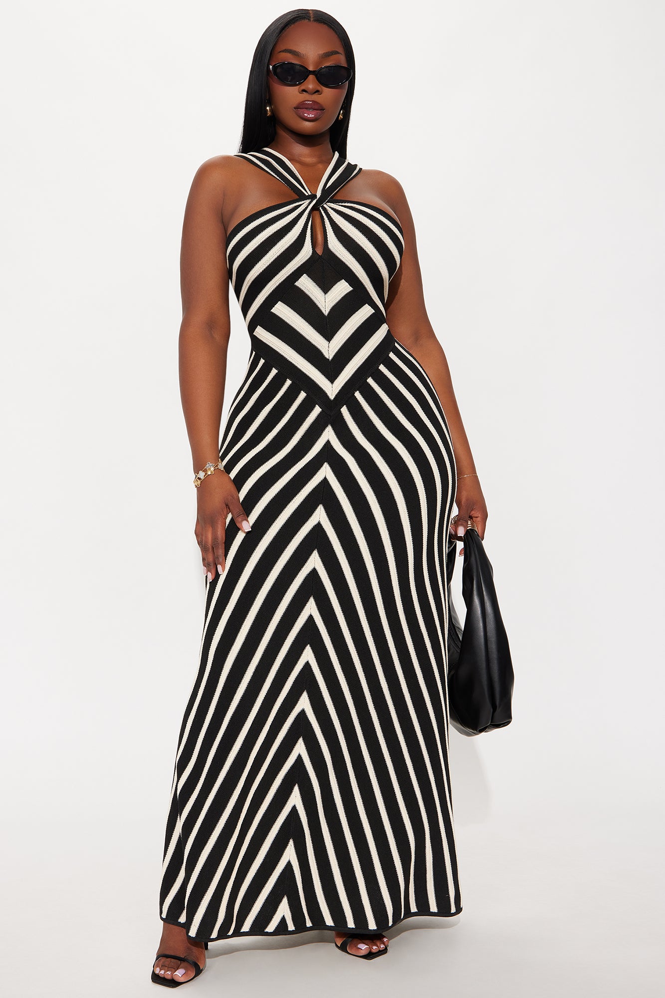 Sahara Maxi Dress - Black/combo