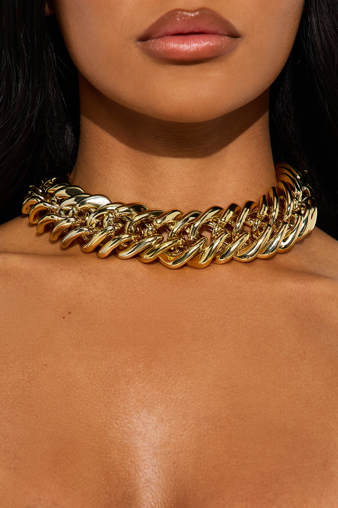 Life In Luxury Single Chain Necklace - Gold