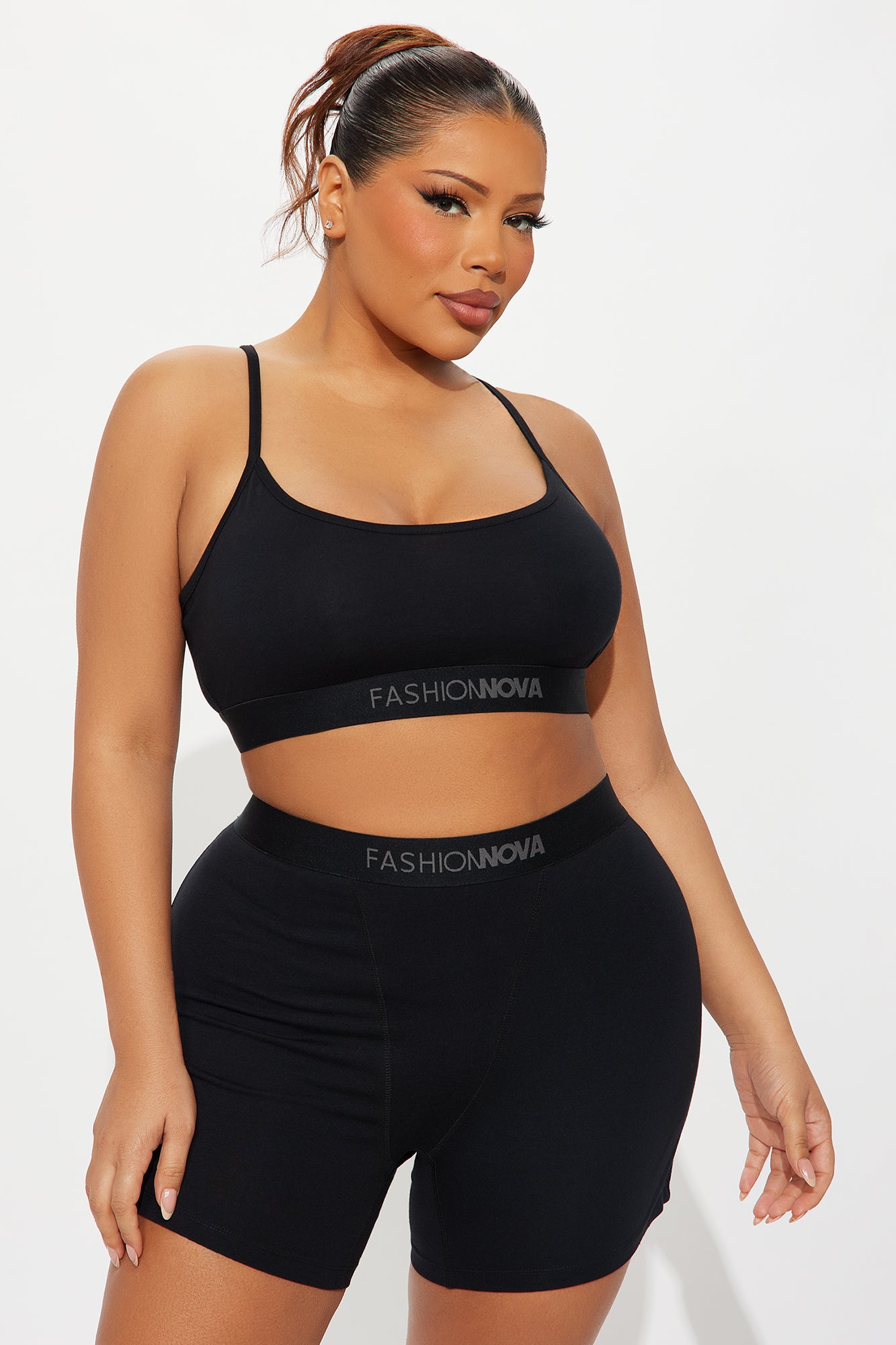 FN Mood Cotton Boxer Brief - Black