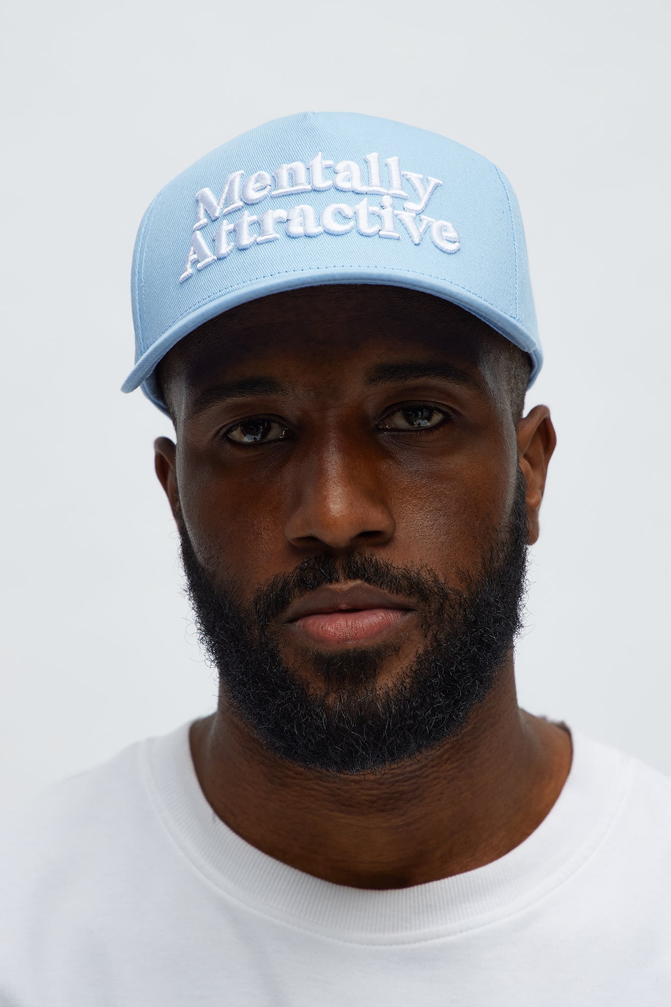 Mentally Attractive Snapback Hat - Light Blue