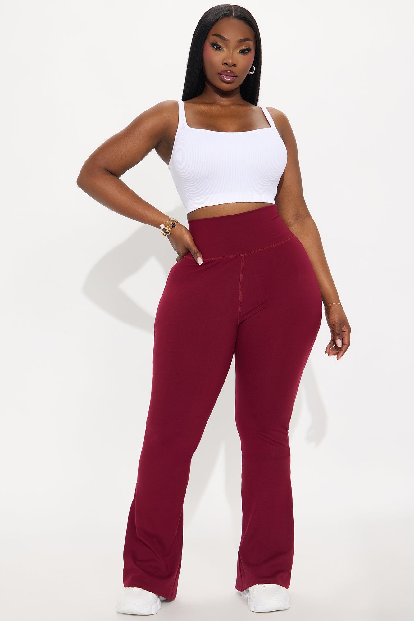 Break A Sweat Active Yoga Pant - Burgundy