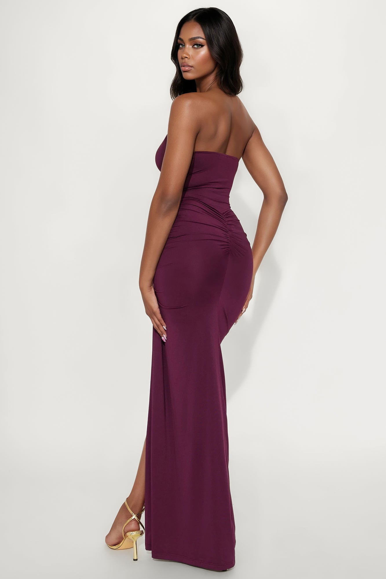 Maxed Out Skirt Set - Burgundy