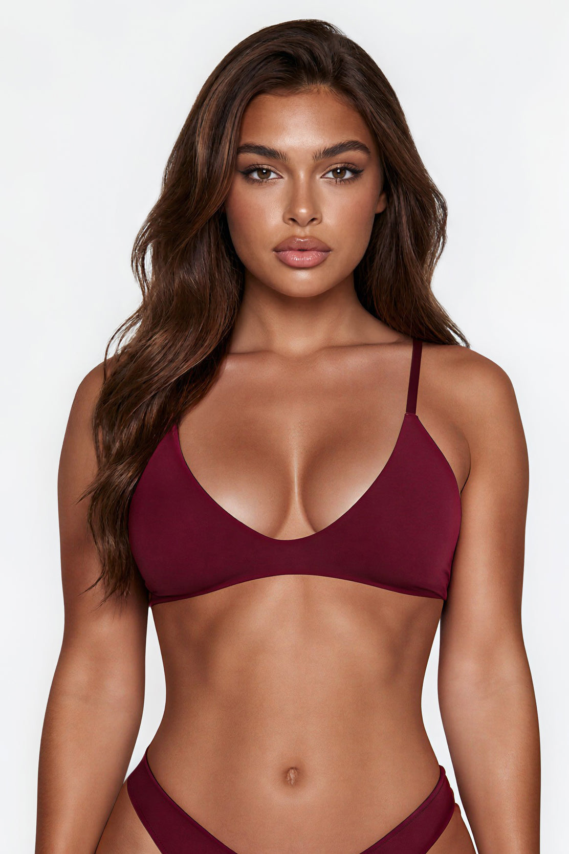 Let Me Live Wireless Bra - Wine