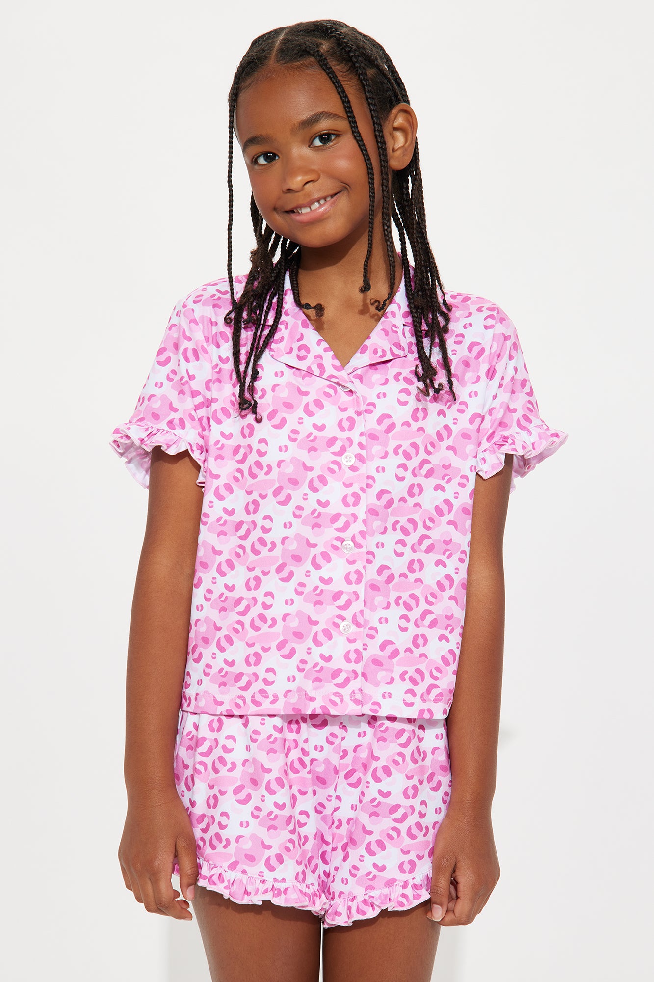 Mini Only In Dreams Short Set - Pink/combo
