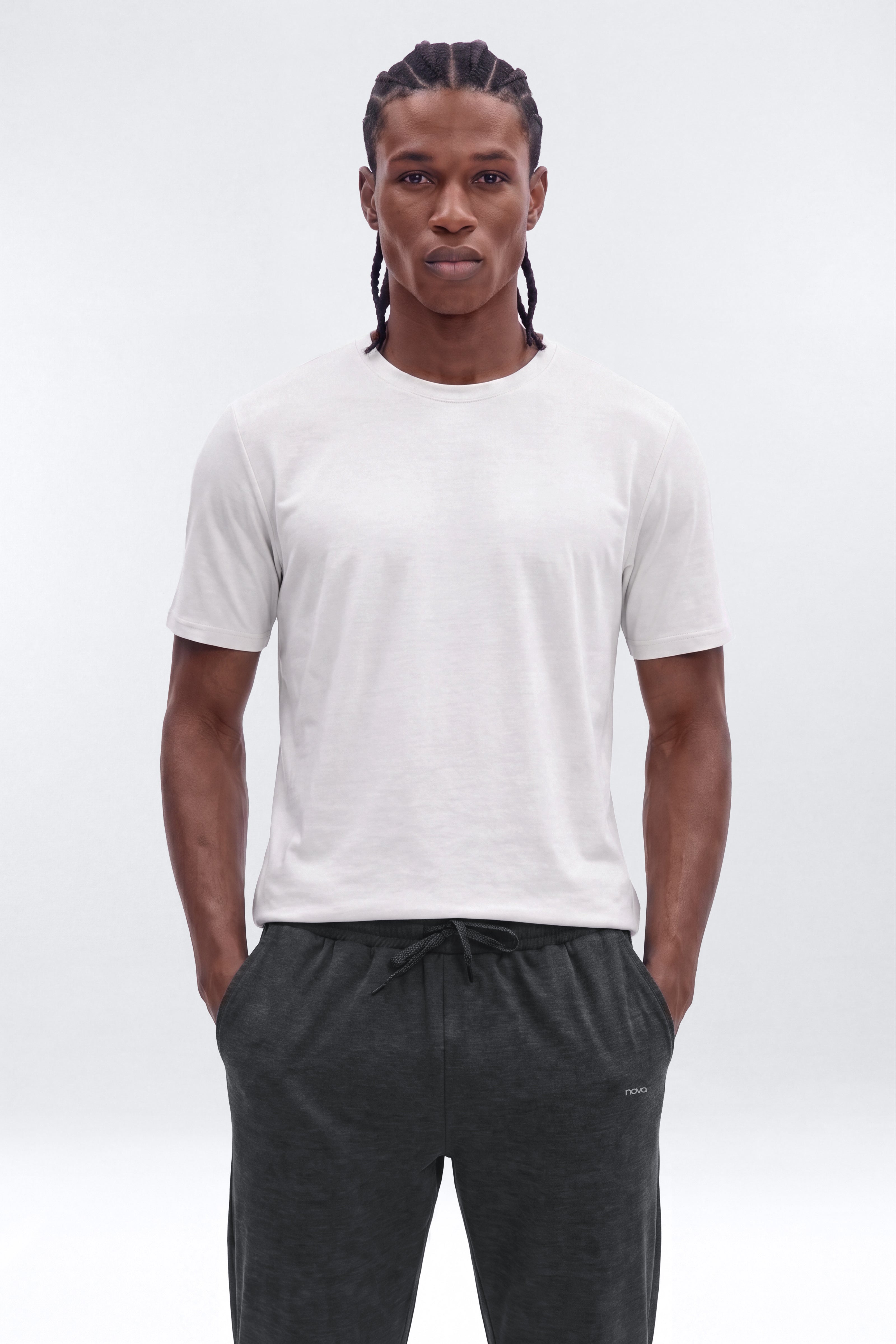 Tech Knit Straight Leg Performance Pant - Carbon