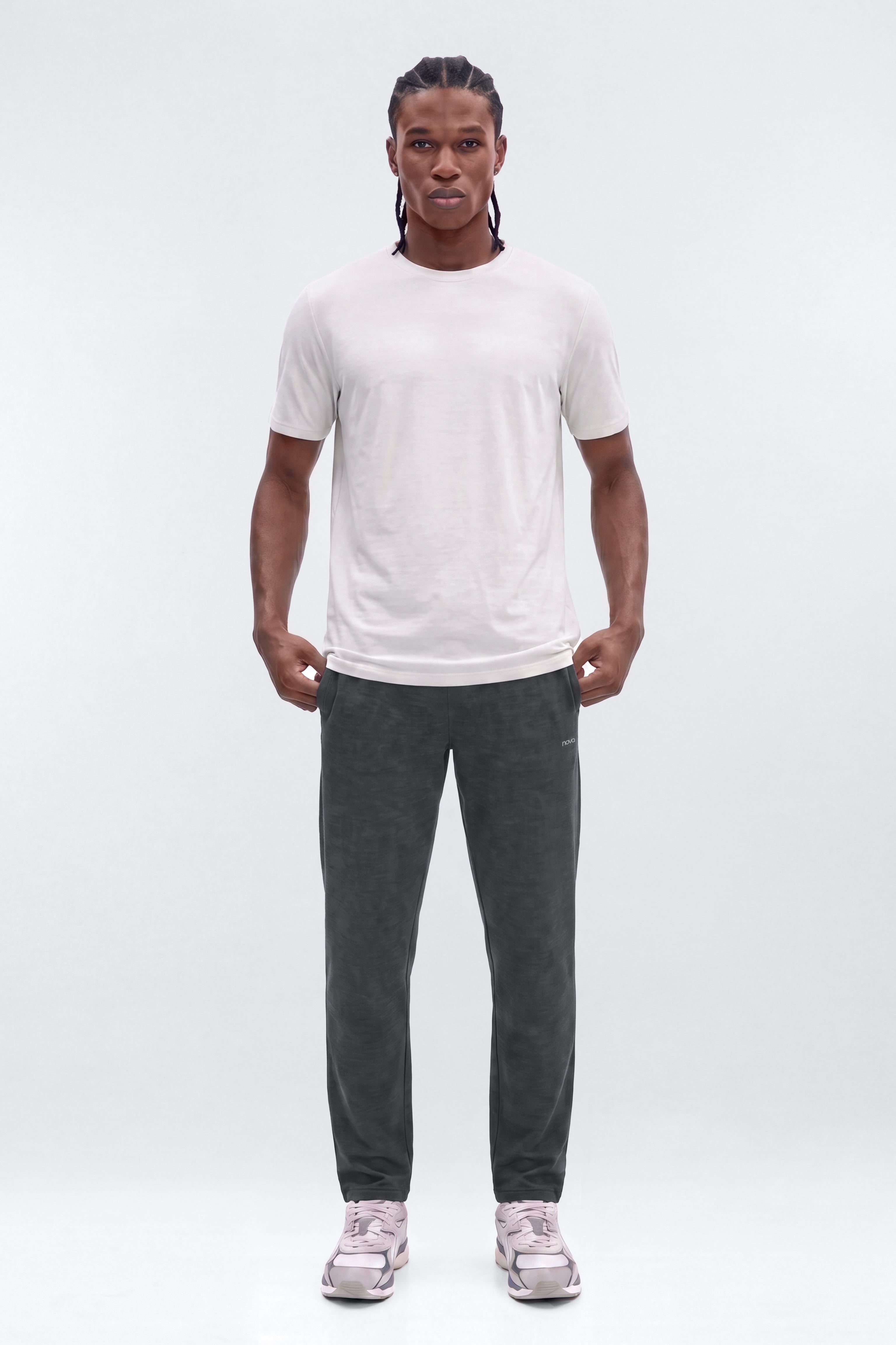 Tech Knit Straight Leg Performance Pant - Carbon