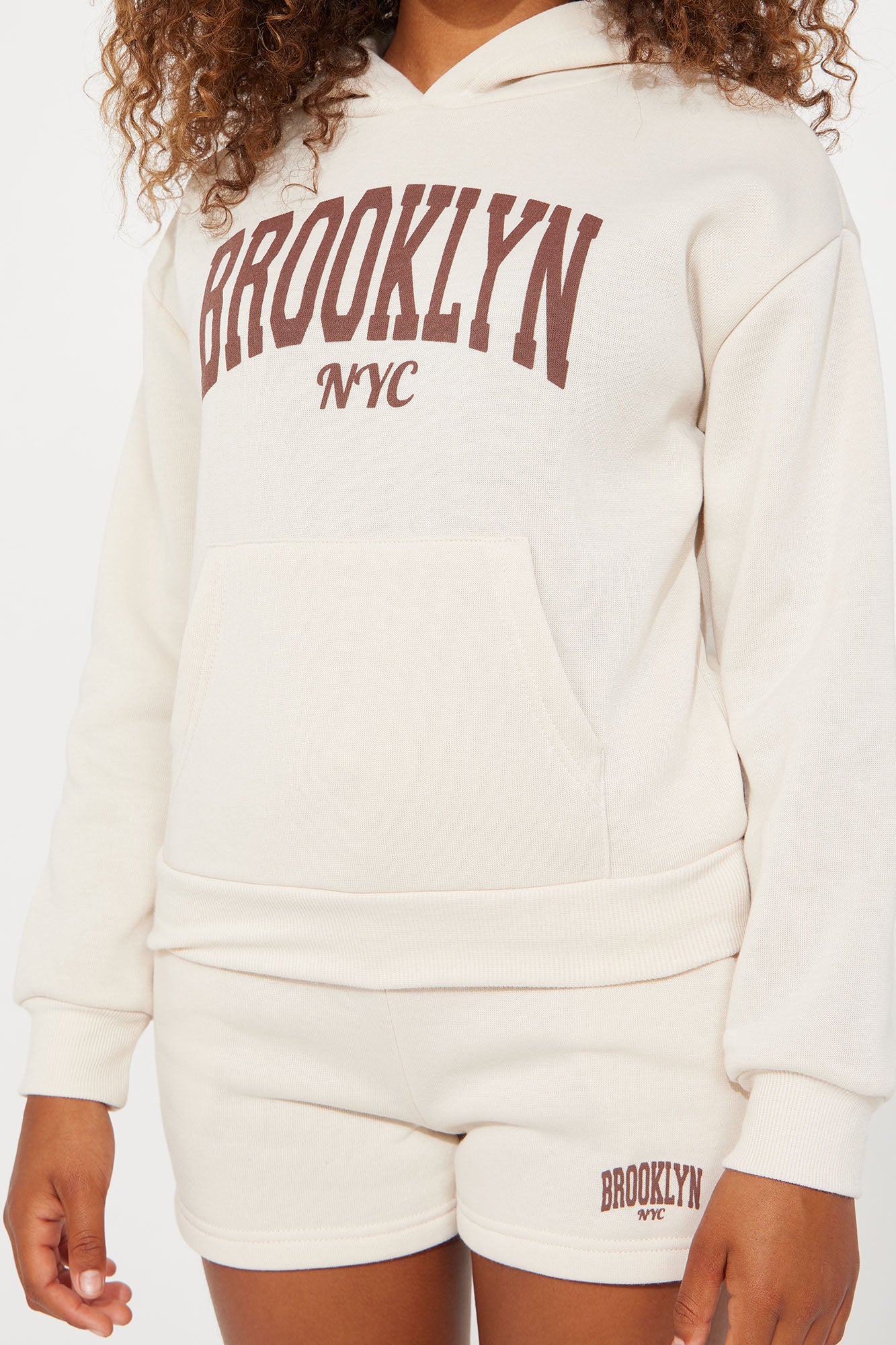 Mini Brooklyn Livin' Short Set - Cream